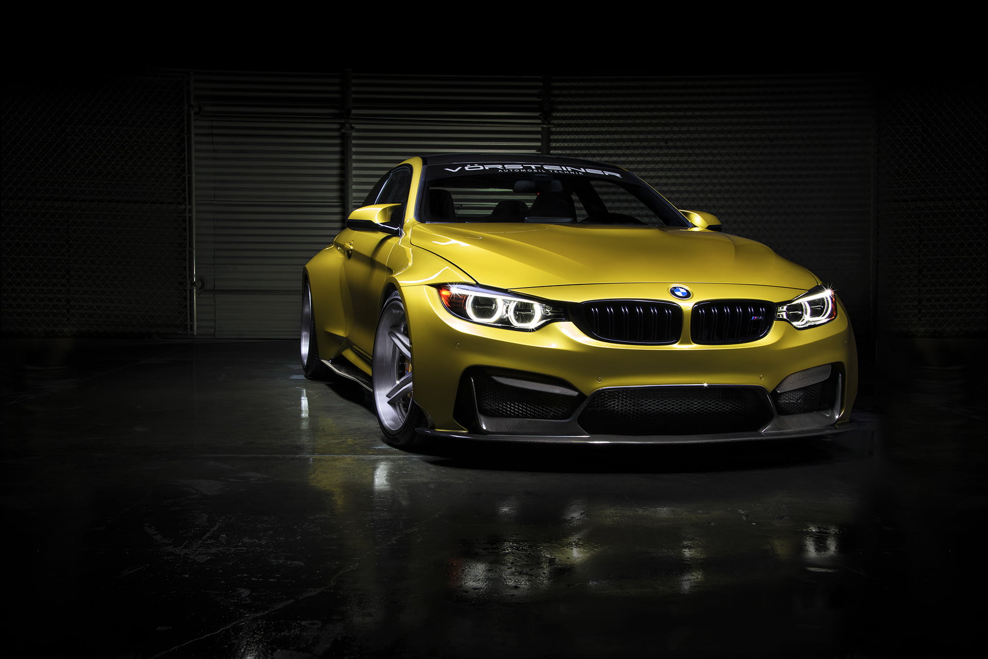 Free download | HD wallpaper: gold BMW car, tuning, vorsteiner, bmw m4 ...