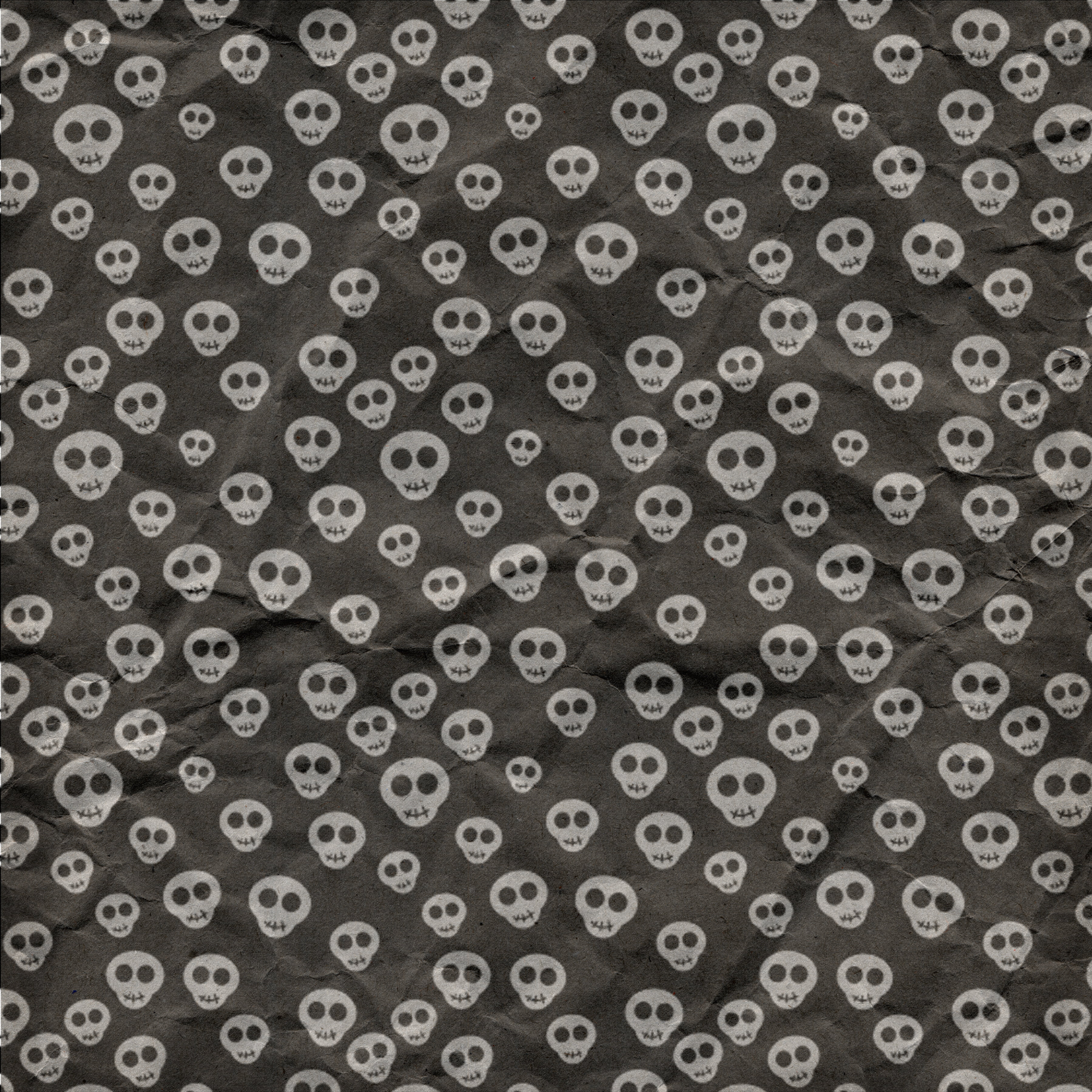 gray and white skull print paper, background, texture, Halloween