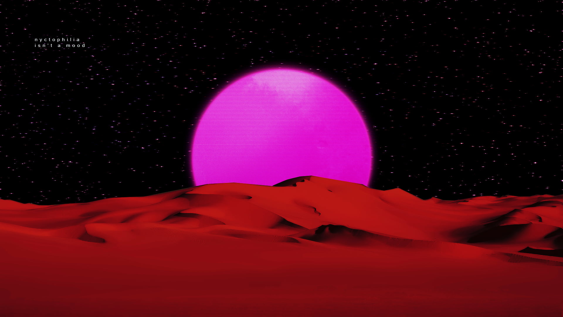 Free download | HD wallpaper: synthwave, Moon, desert, nyctophilia ...