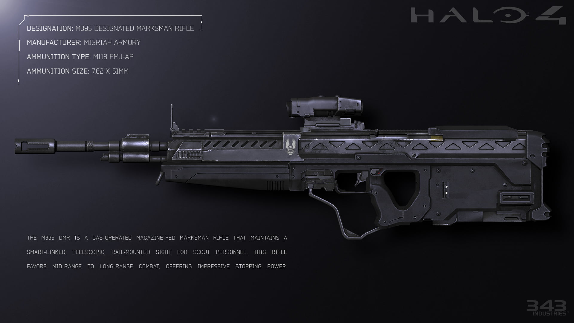 gray Halo 4 rifle illustration, gun, video games, weapon, aggression