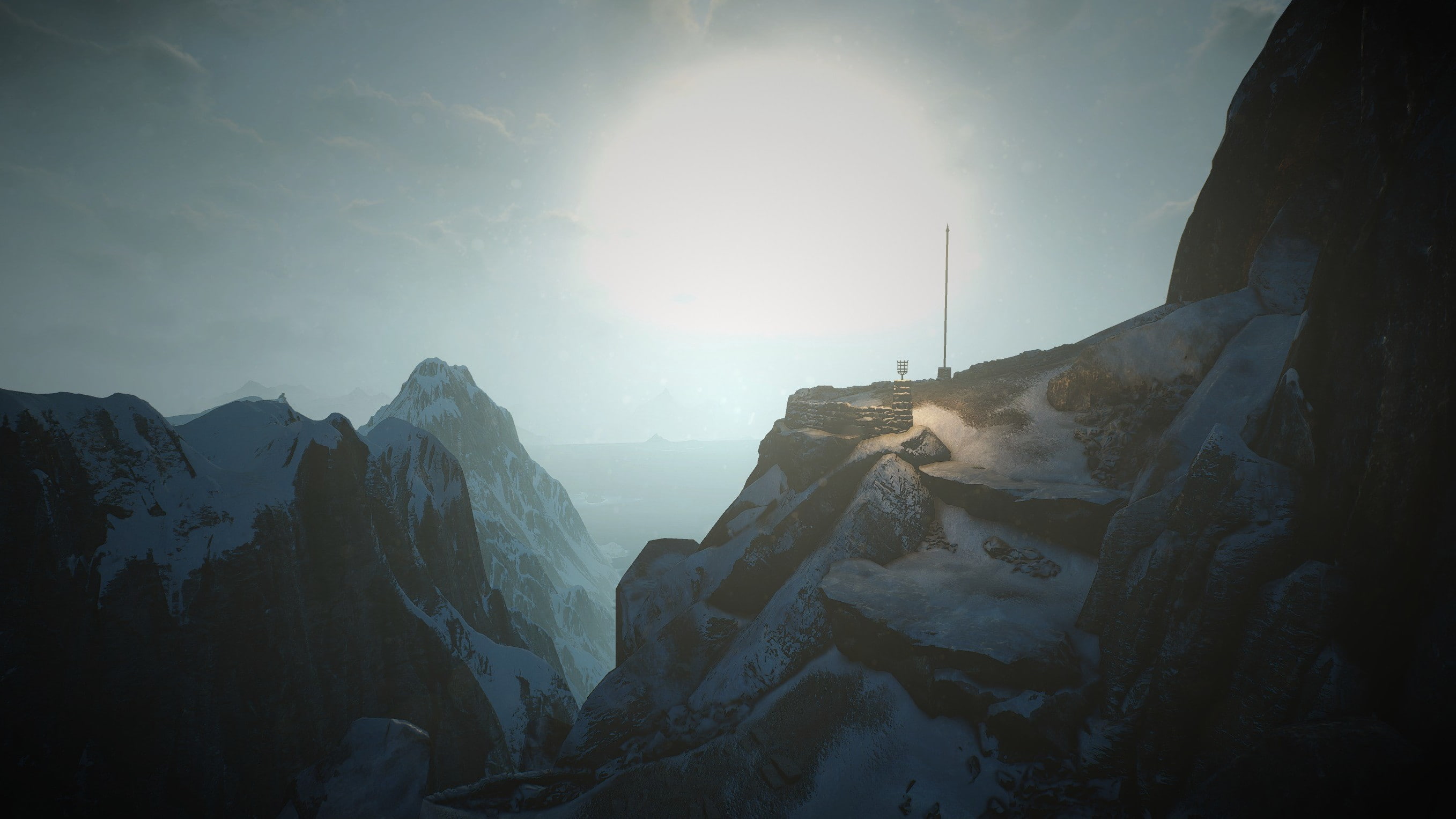 the witcher 3 wild hunt skellige, mountain, sky, beauty in nature