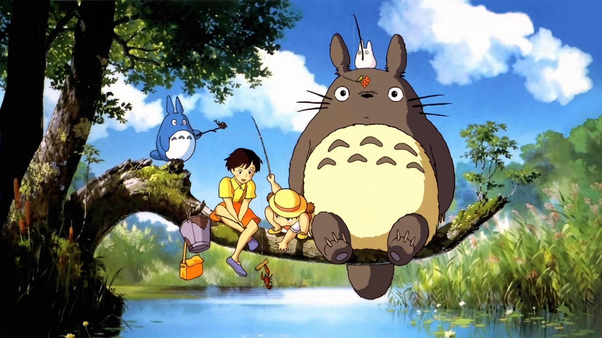 Free Download Hd Wallpaper My Neighbor Totoro Tree Plant Sky Representation Nature