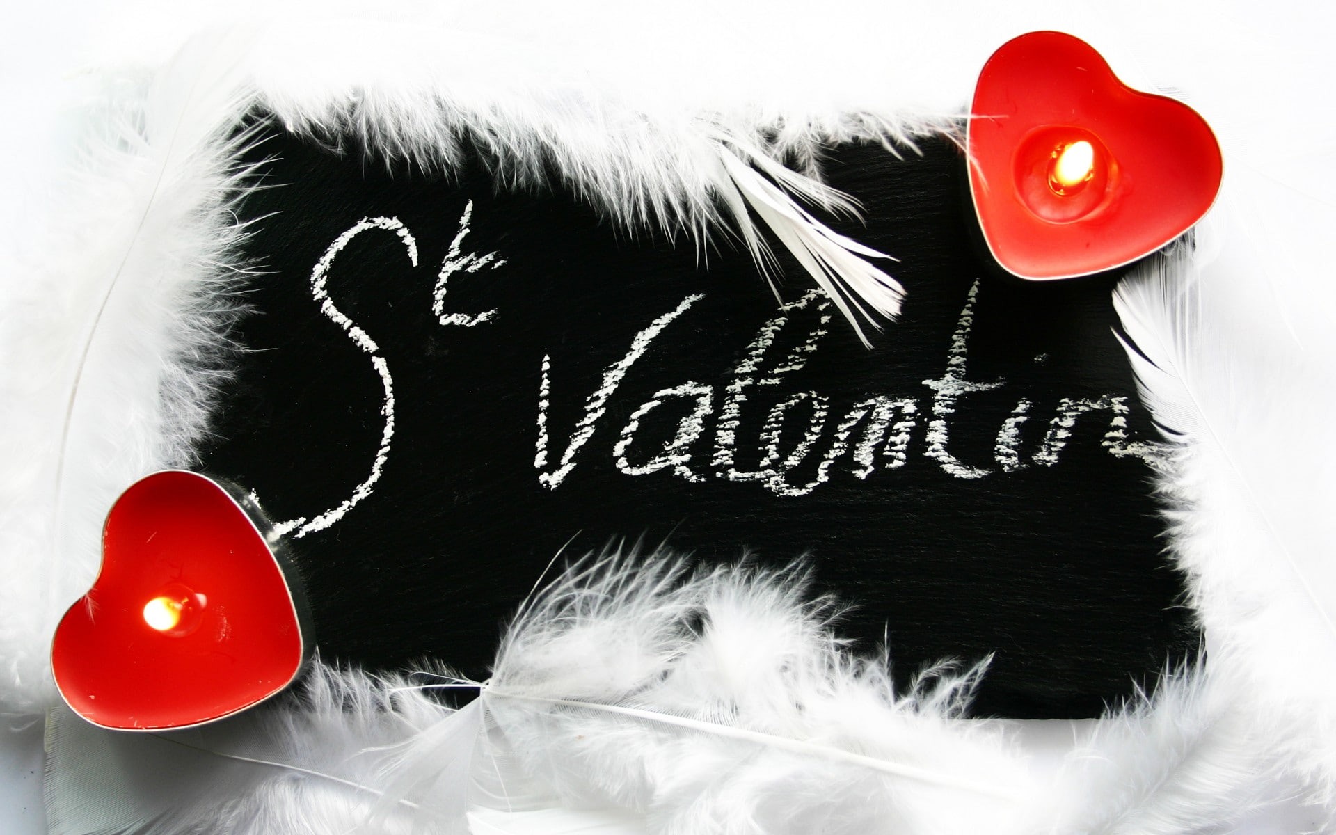 candle, day, feathers, heart, light, valentine 039 s