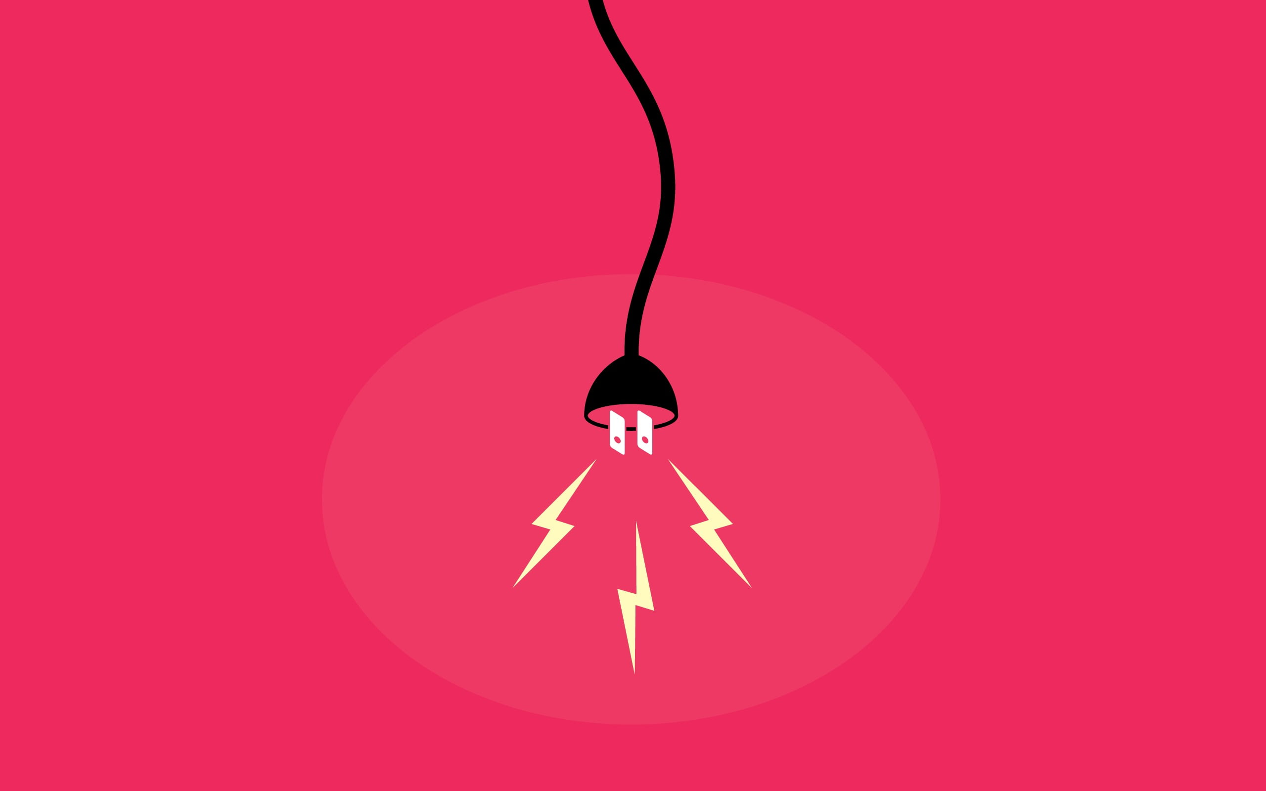 electric plug illustration, electricity, power cord, minimalism