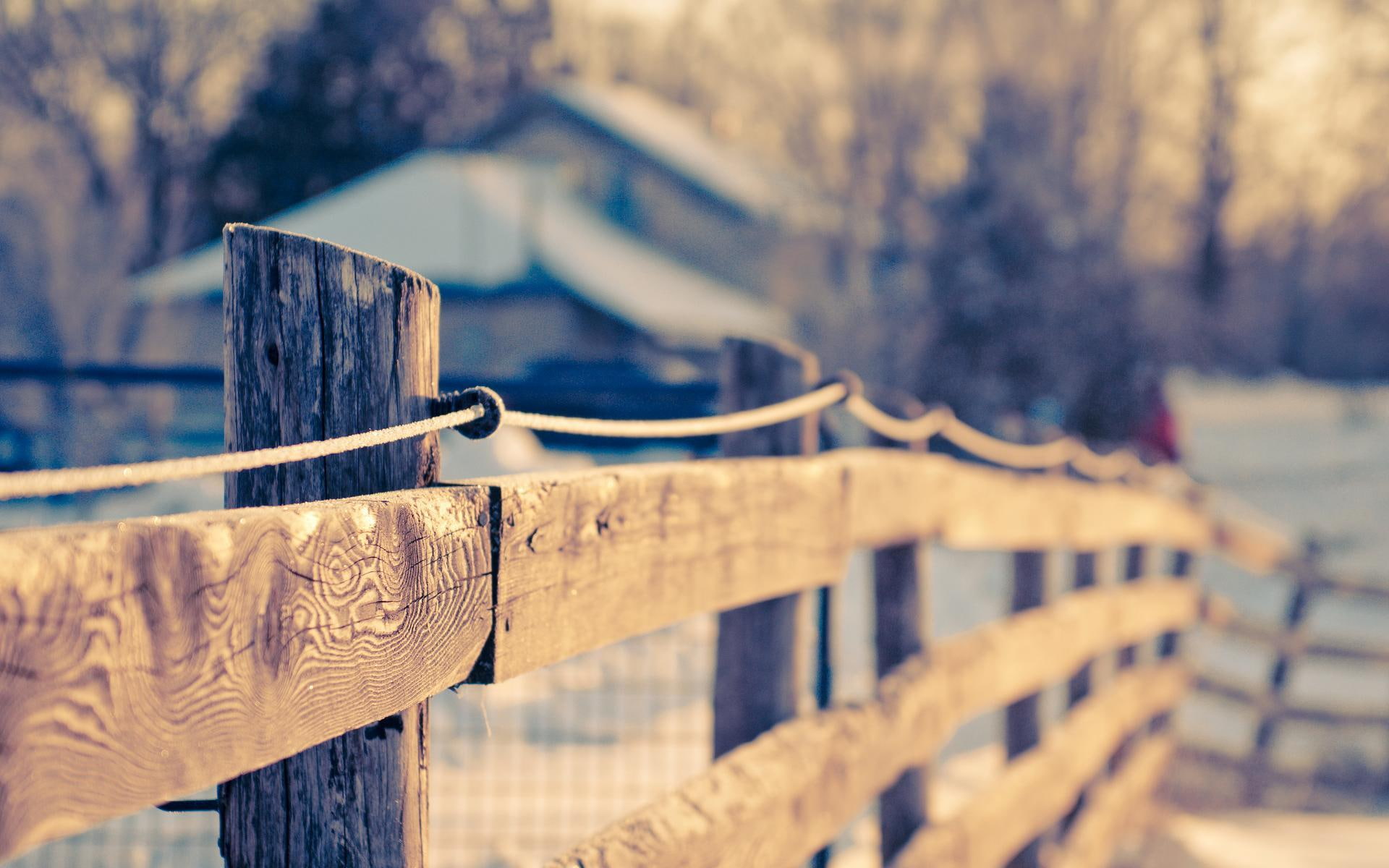 macro, background, widescreen, Wallpaper, the fence, blur, wooden