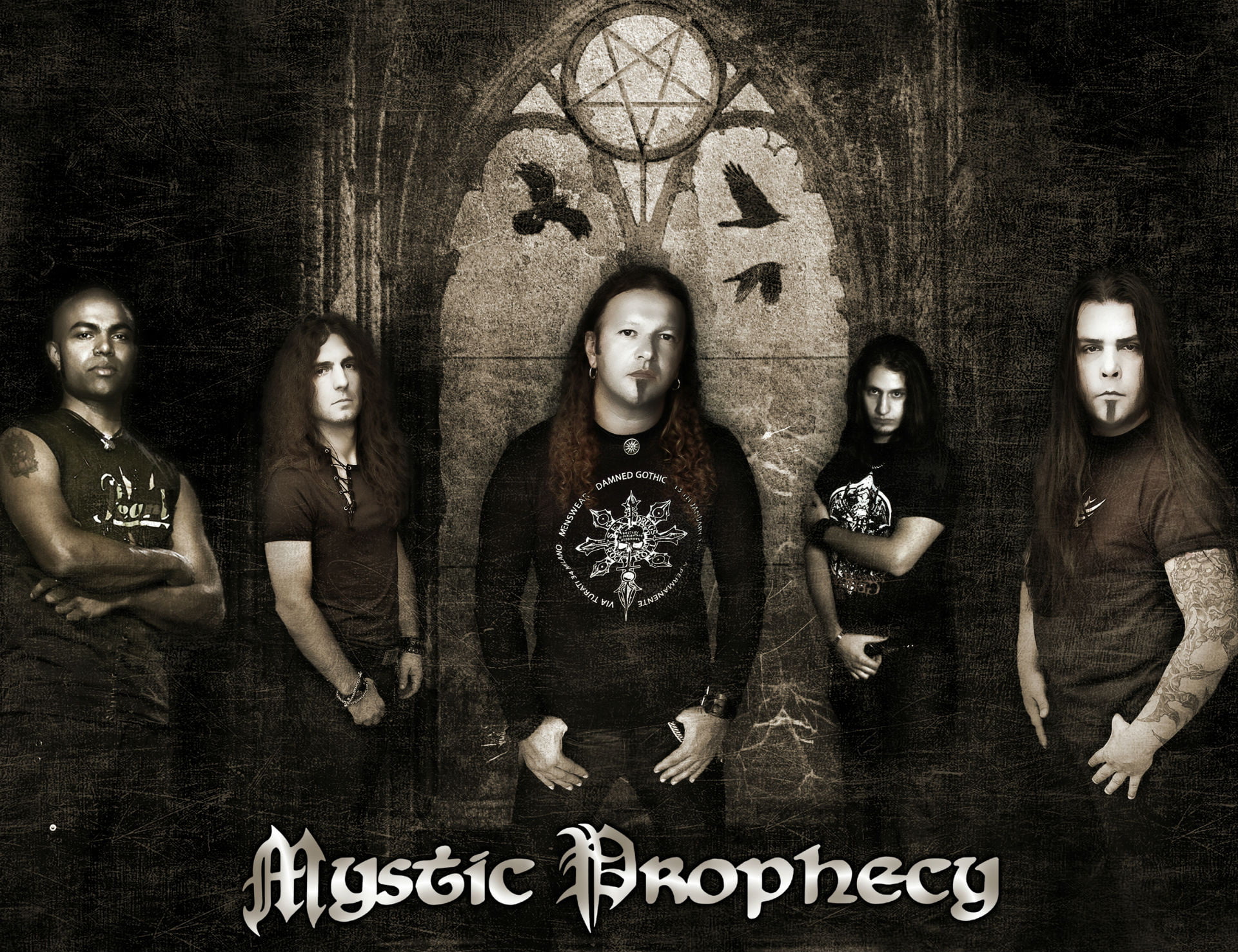 heavy, metal, mystic, power, prophecy, looking at camera, women