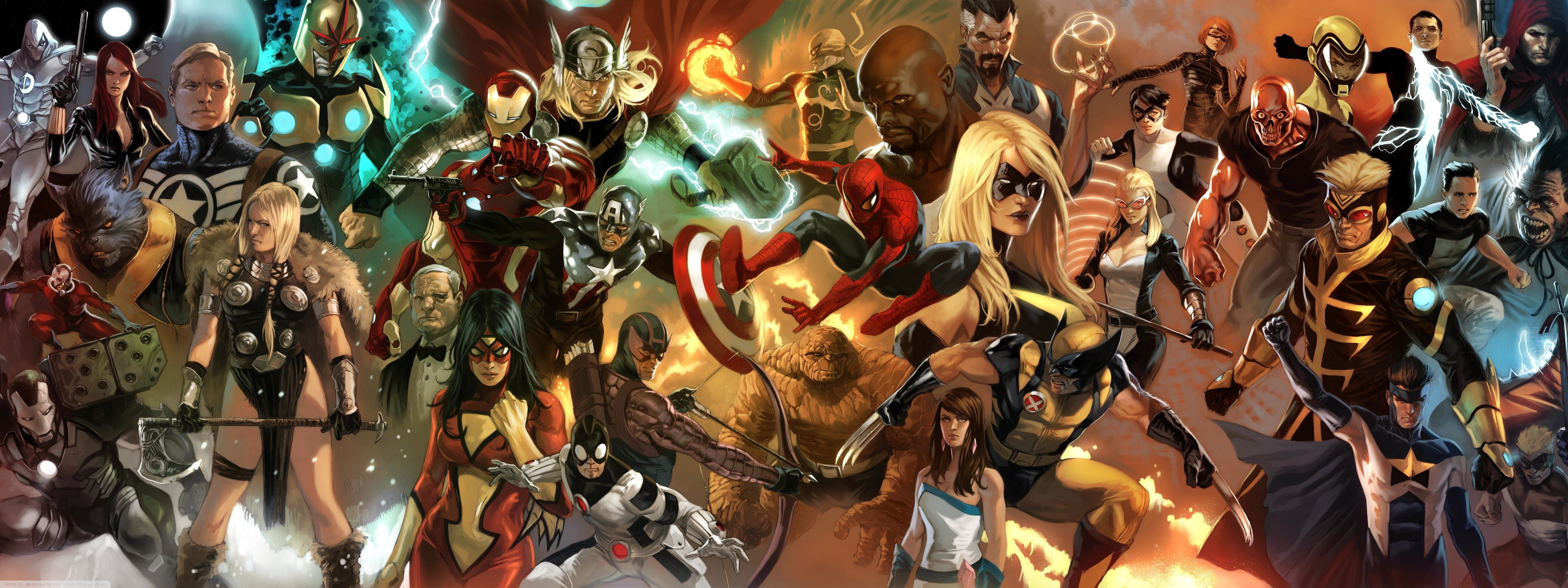 marvel comics, representation, human representation, art and craft