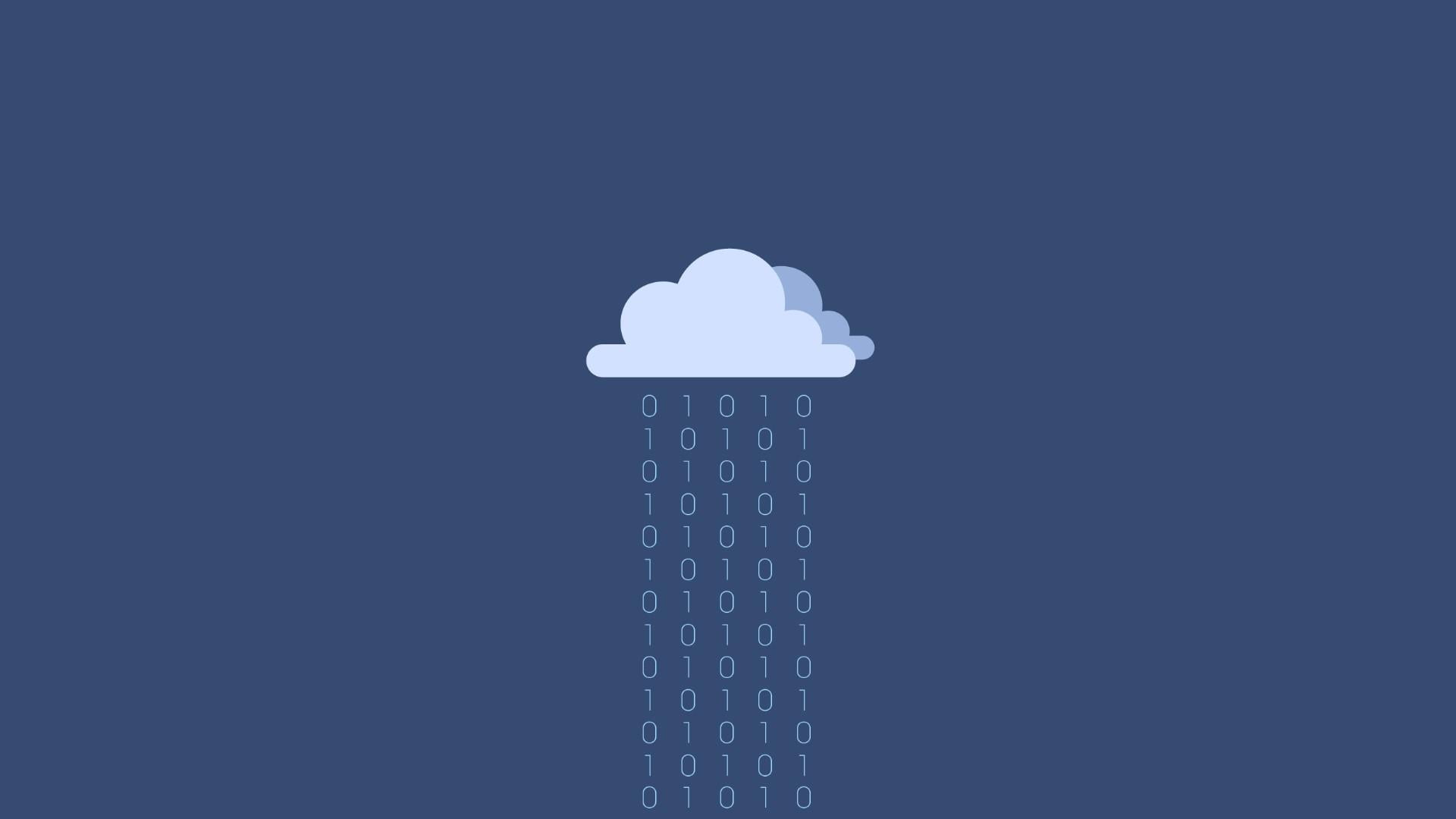 cloud, icloud, binary, code, funny, studio shot, copy space
