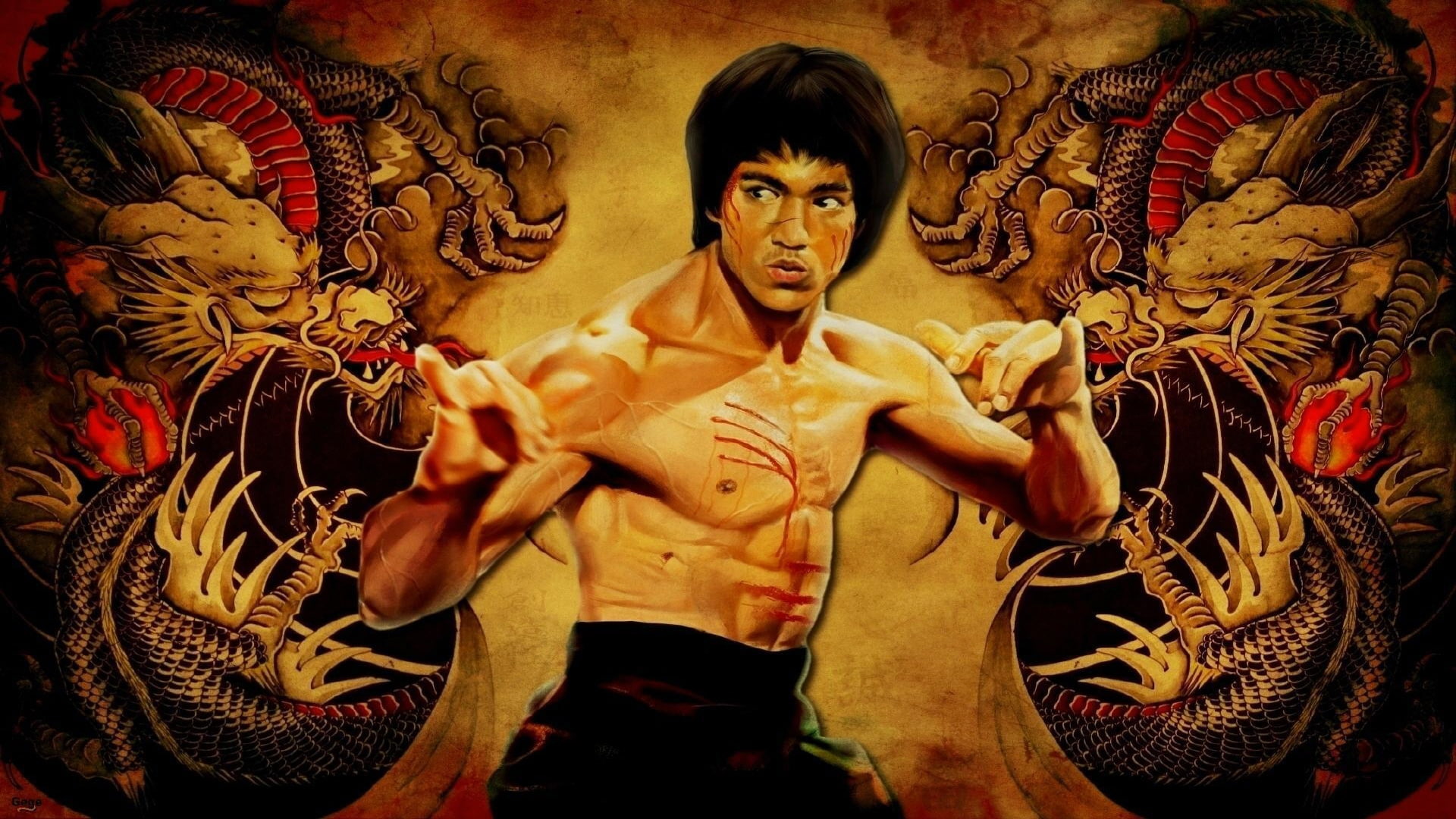 Bruce Lee HD, digital/artwork