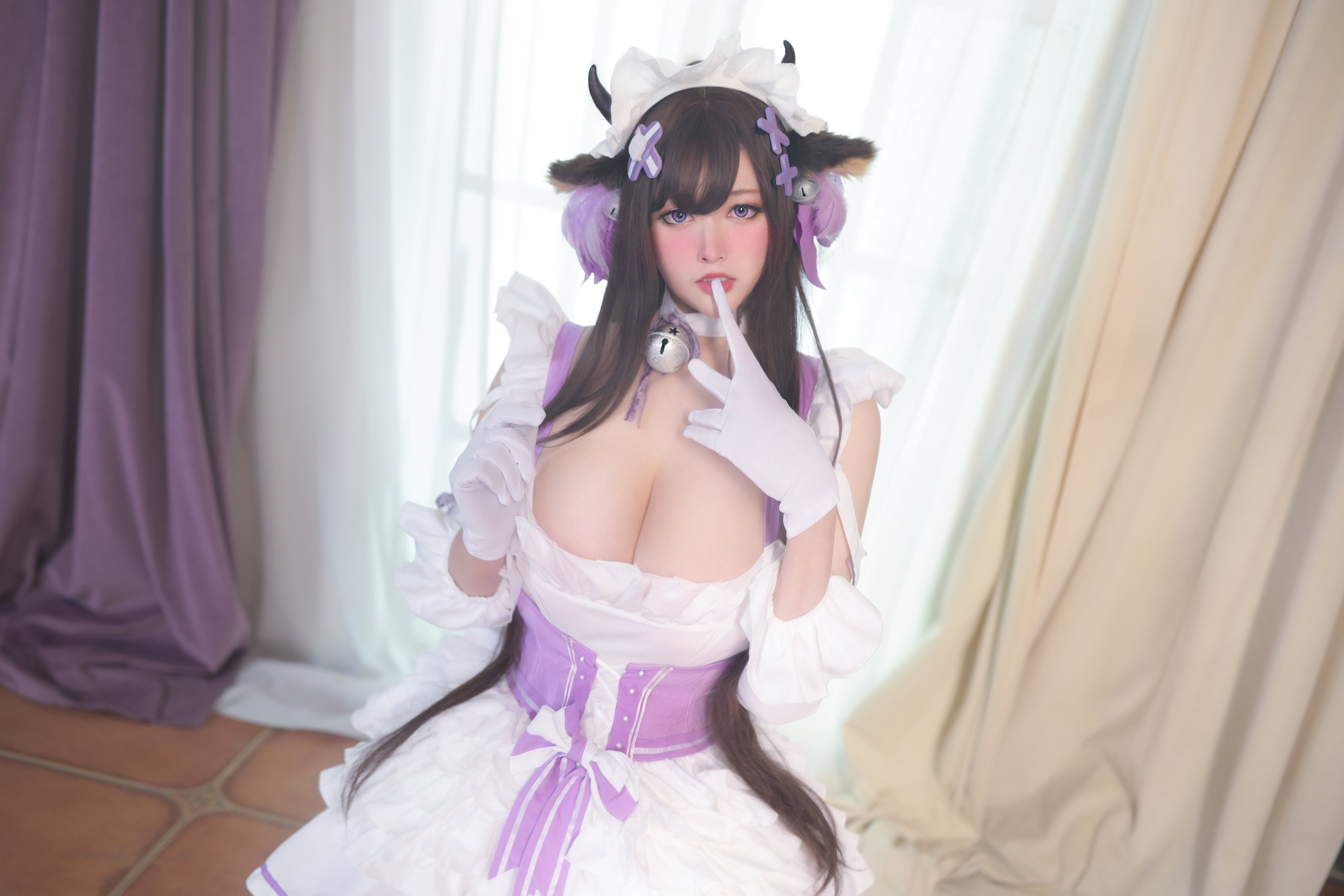 niannian_D, women, model, Asian, cosplay, Kashino (Azur Lane)