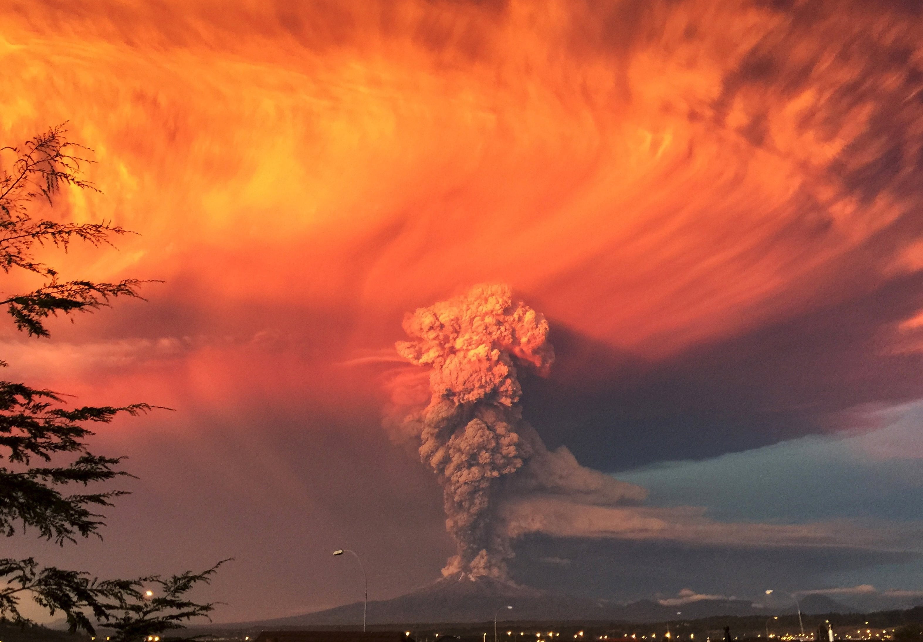 volcano eruption, nature, clouds, smoke, eruptions, cloud - sky