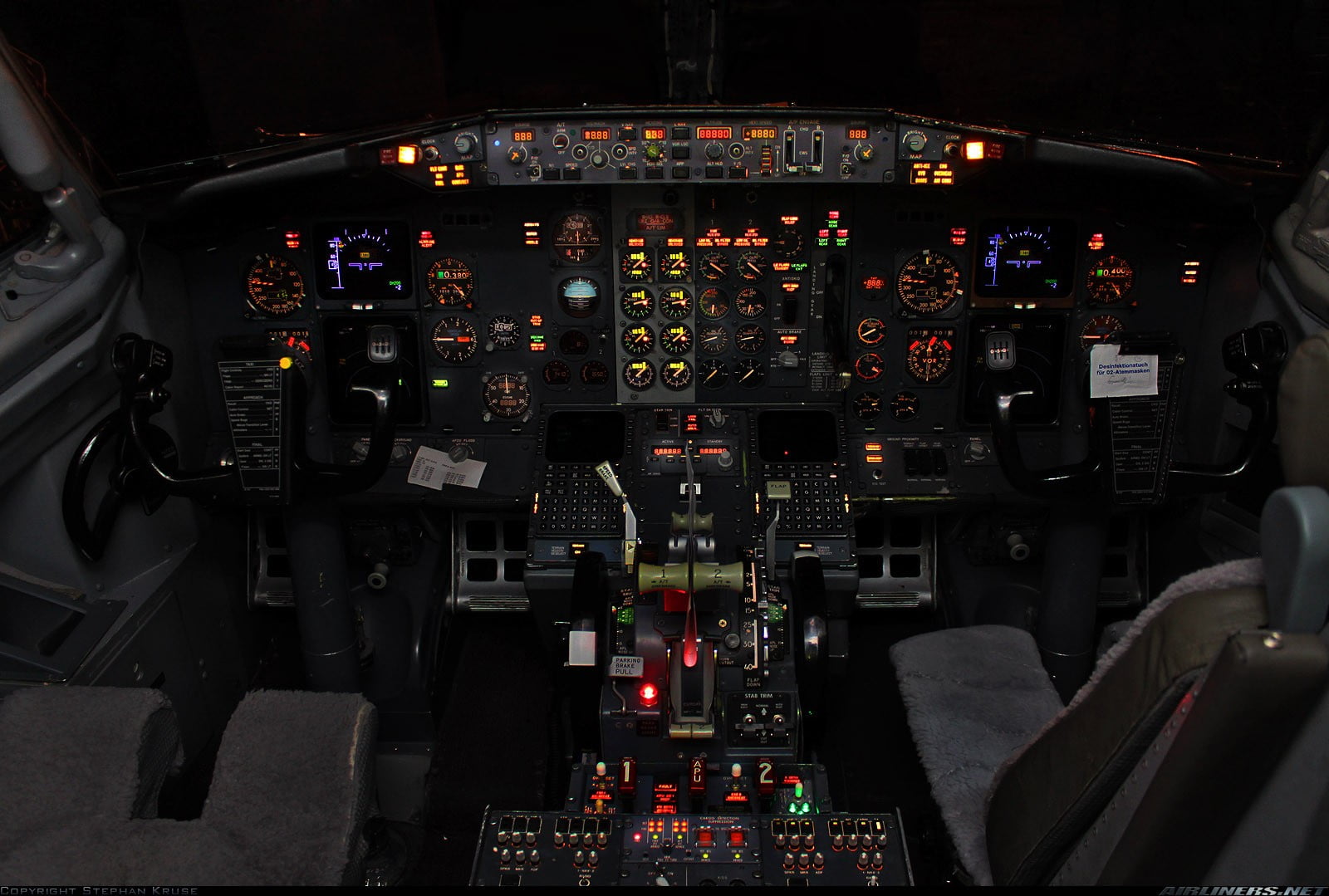 airplane cockpit, Boeing 737, aircraft, air vehicle, control