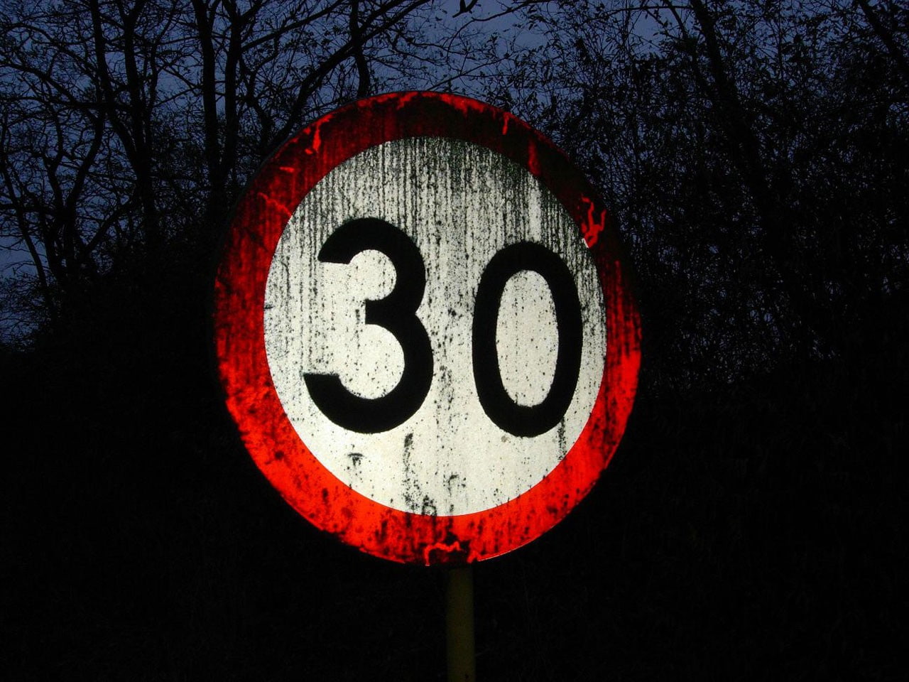 speed-limit, sign, grunge, dark, forest, red, communication