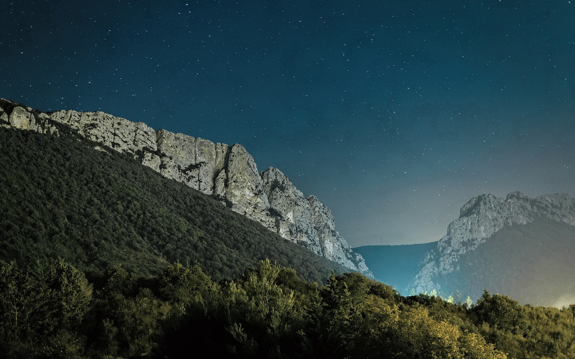 Alpine Star-Linux Mint 15 Olivia HD Wallpaper, mountain landscape