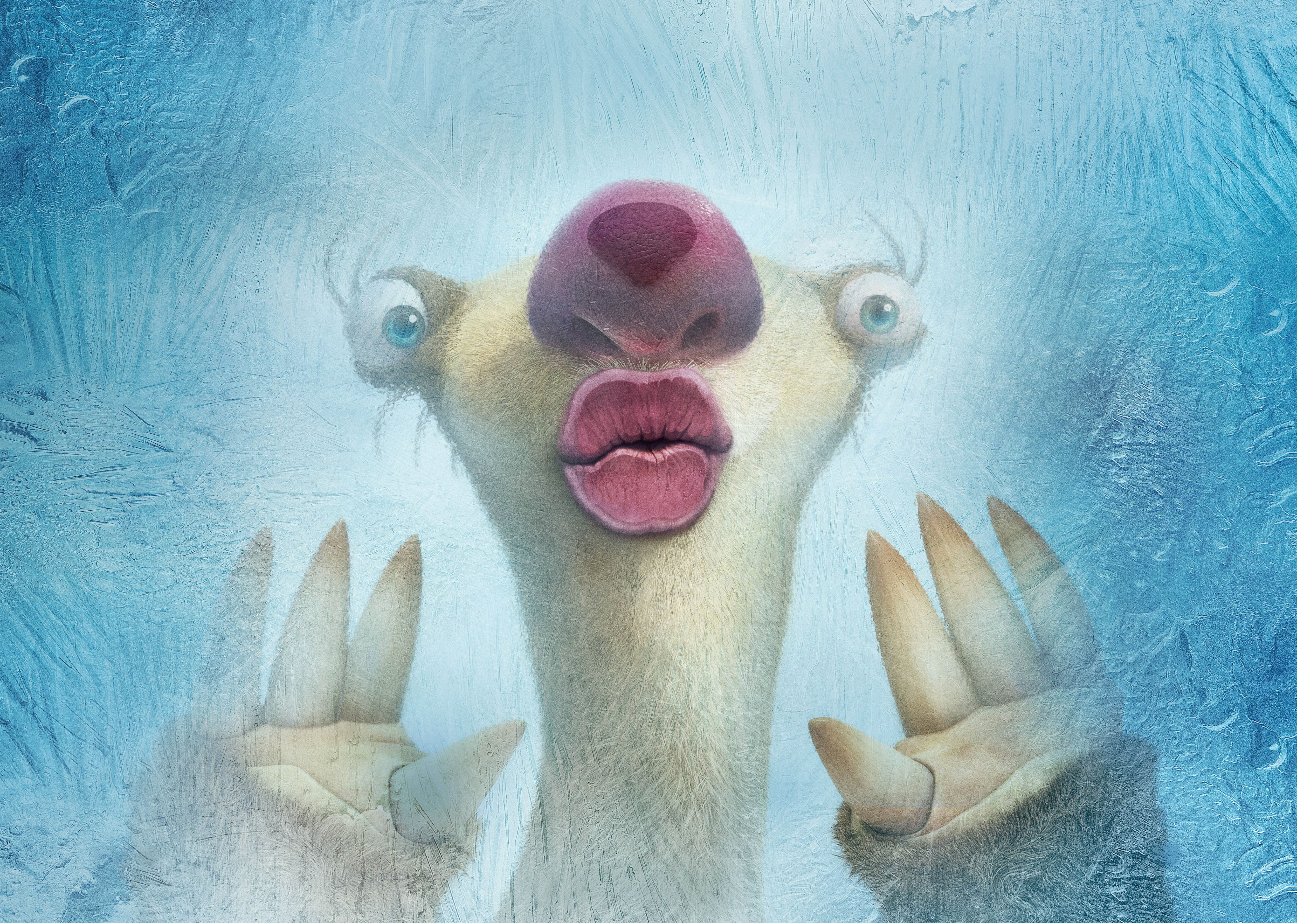 Ice Age 5, Animation, Ice Age Collision Course, 4K, Sid, close-up