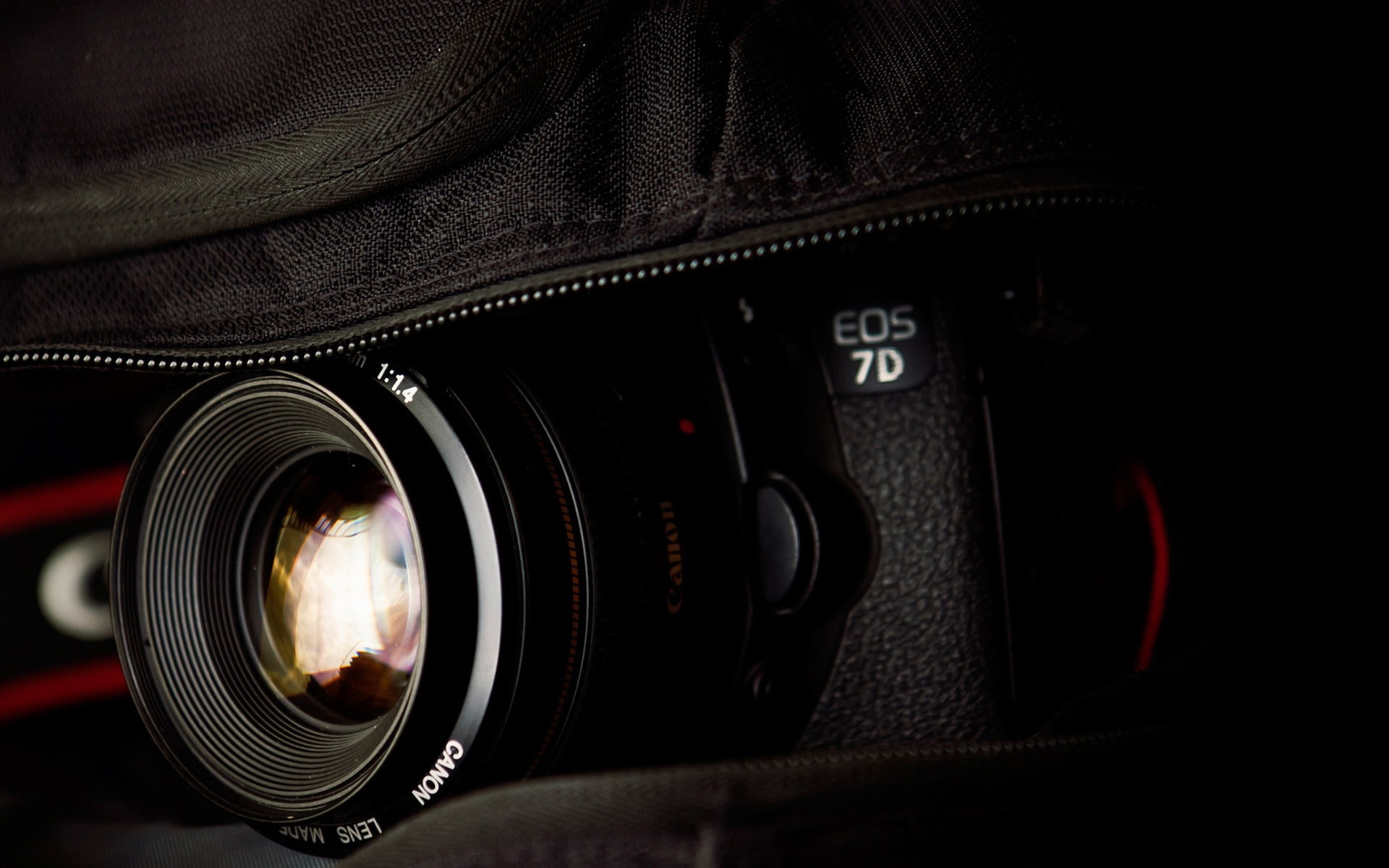 Canon EOS 7D, black canon eos 7d, photo, camera, digital, professional