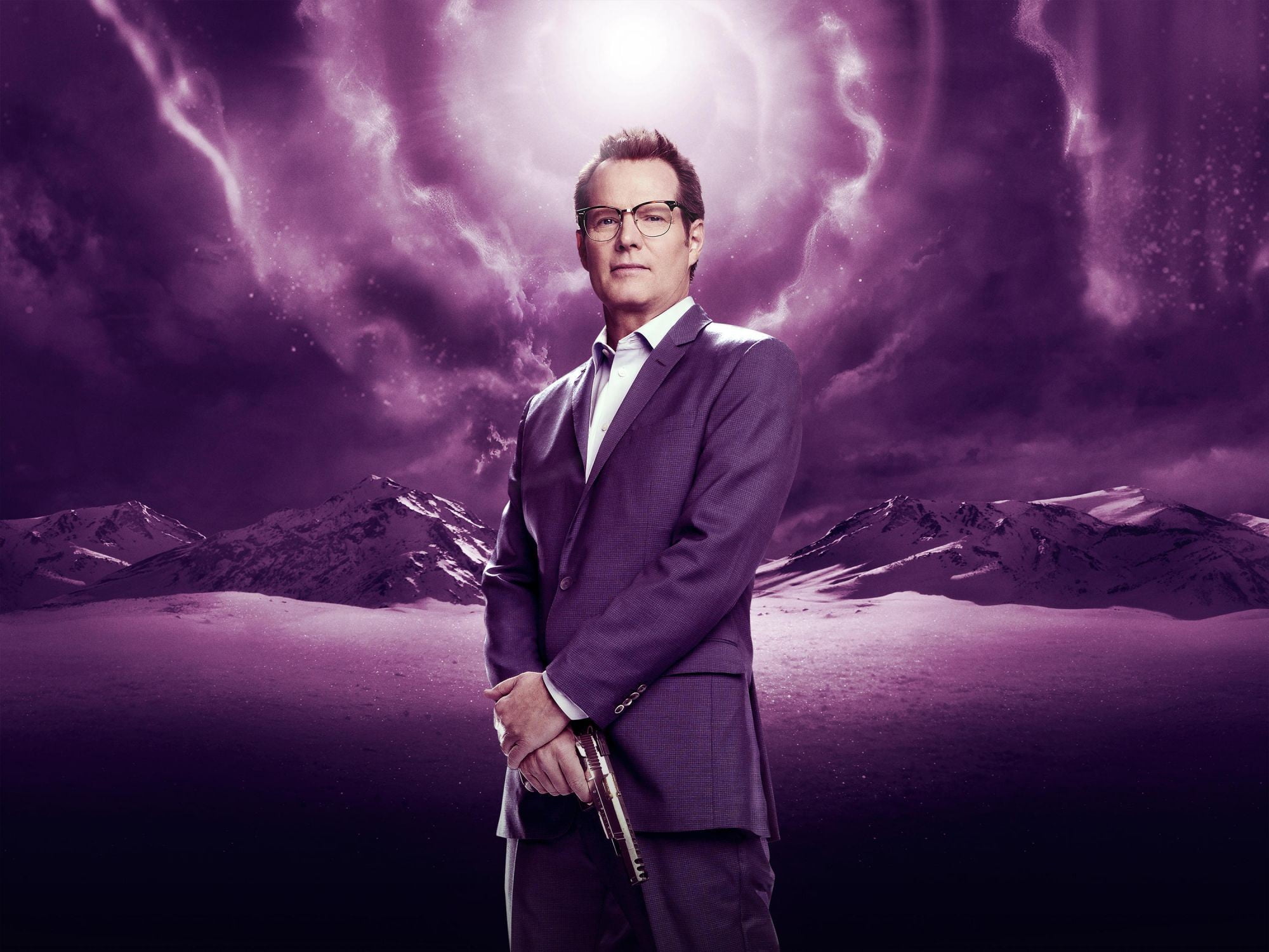 Heroes Reborn, Jack Coleman, adult, standing, night, one person