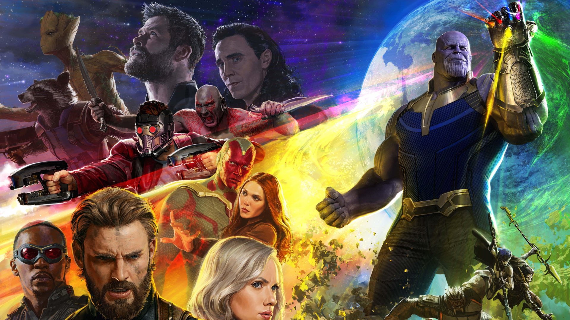 Movie, Avengers: Infinity War, Anthony Mackie, Black Widow