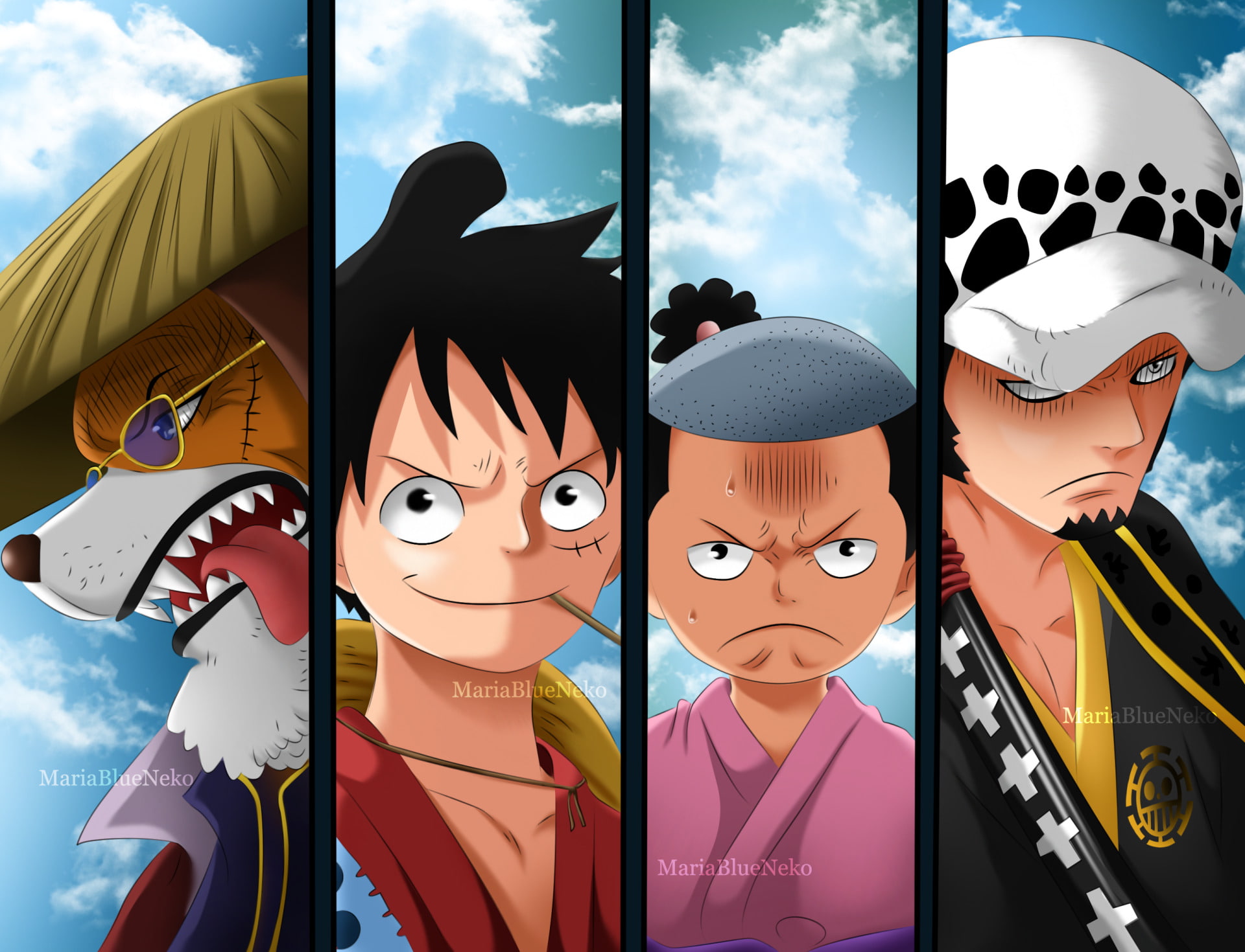 Anime, One Piece, Inuarashi (One Piece), Momonosuke (One Piece)