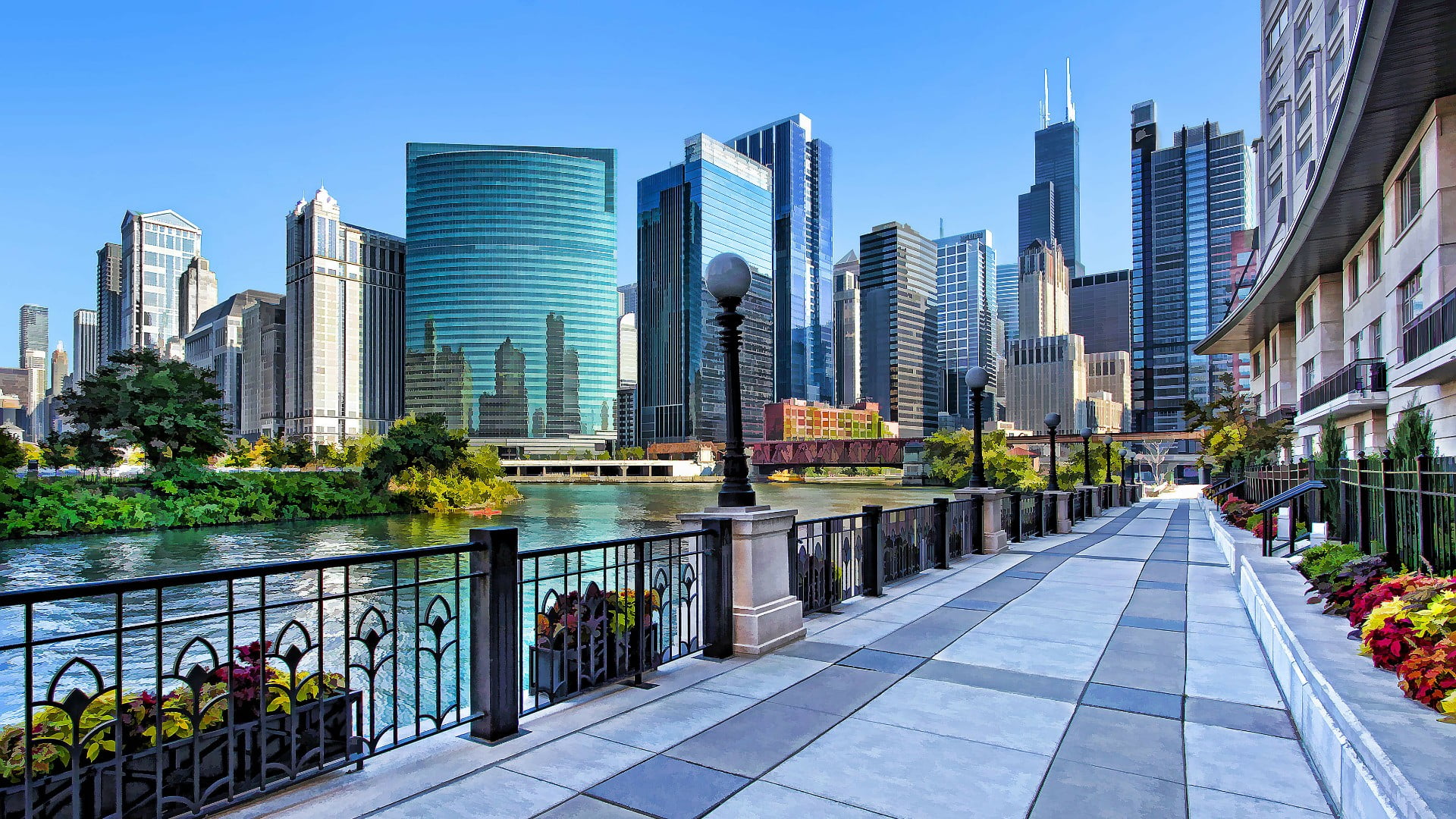 chicago, metropolitan area, city, united states, skyscraper
