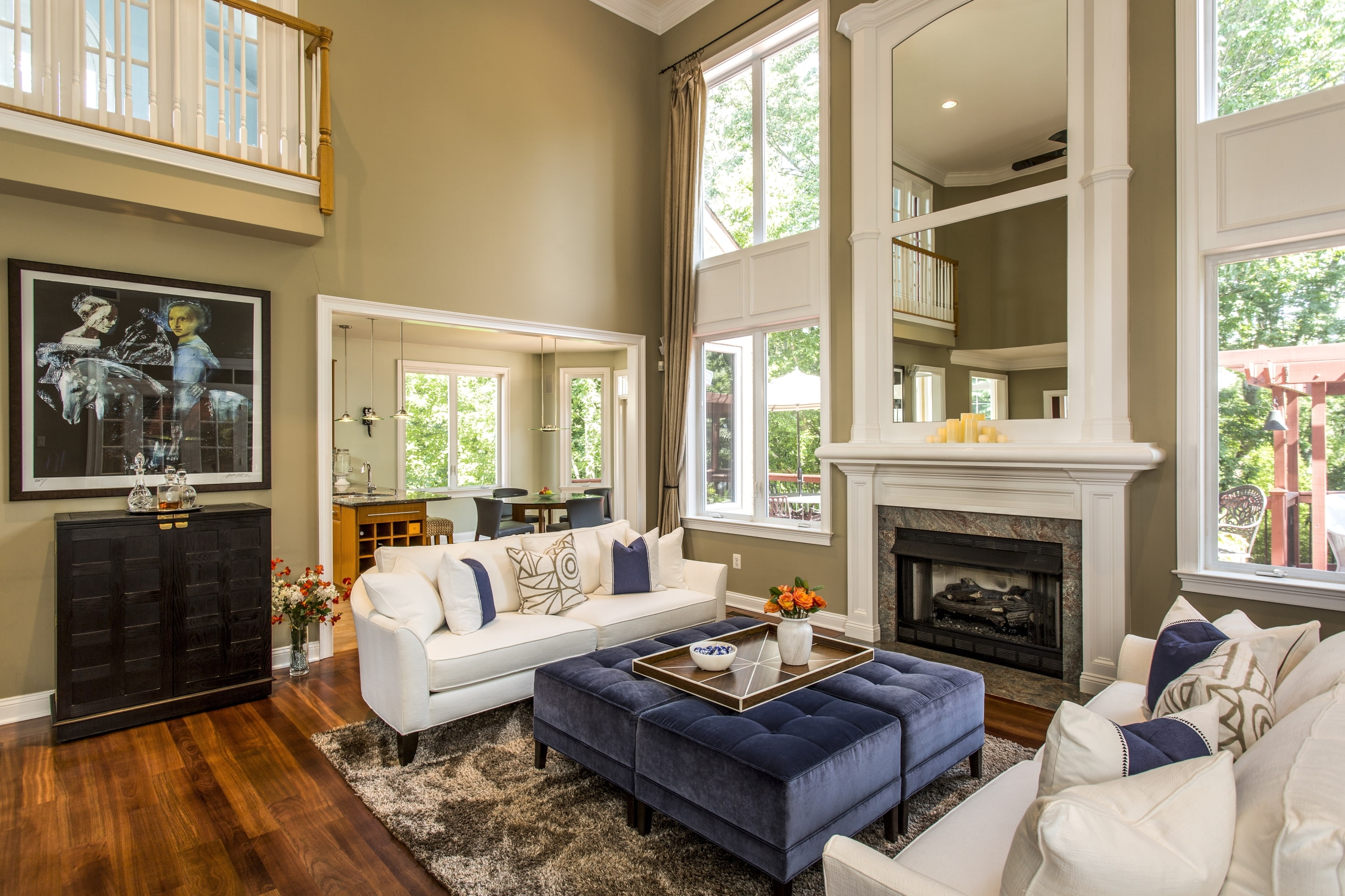 design, style, fireplace, sofas, living room