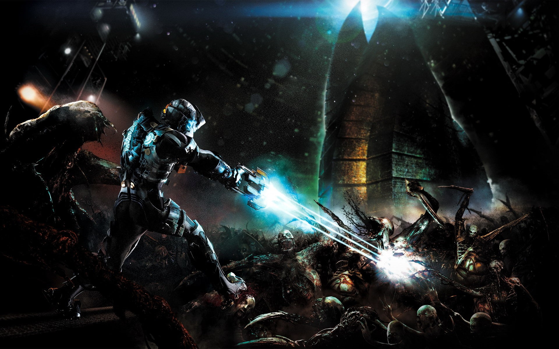 Dead Space, Isaac Clarke, video games, Dead Space 2, illuminated