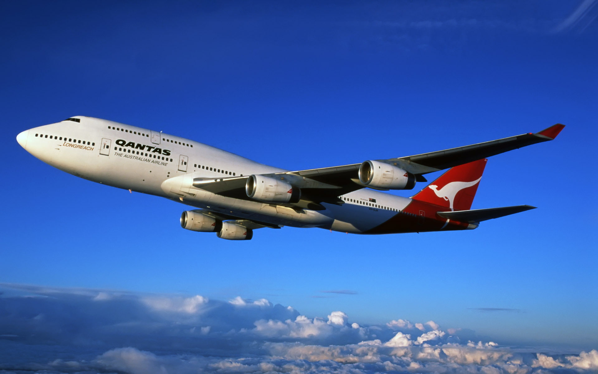 Liner, Boeing, The, 747, Qantas, Australian, Airlines