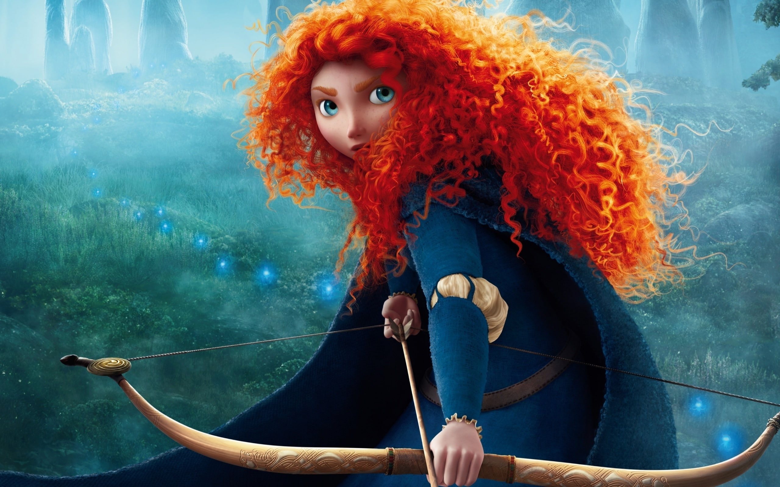Brave Princess Merida, brave fictional character, pixar, Julie Walters