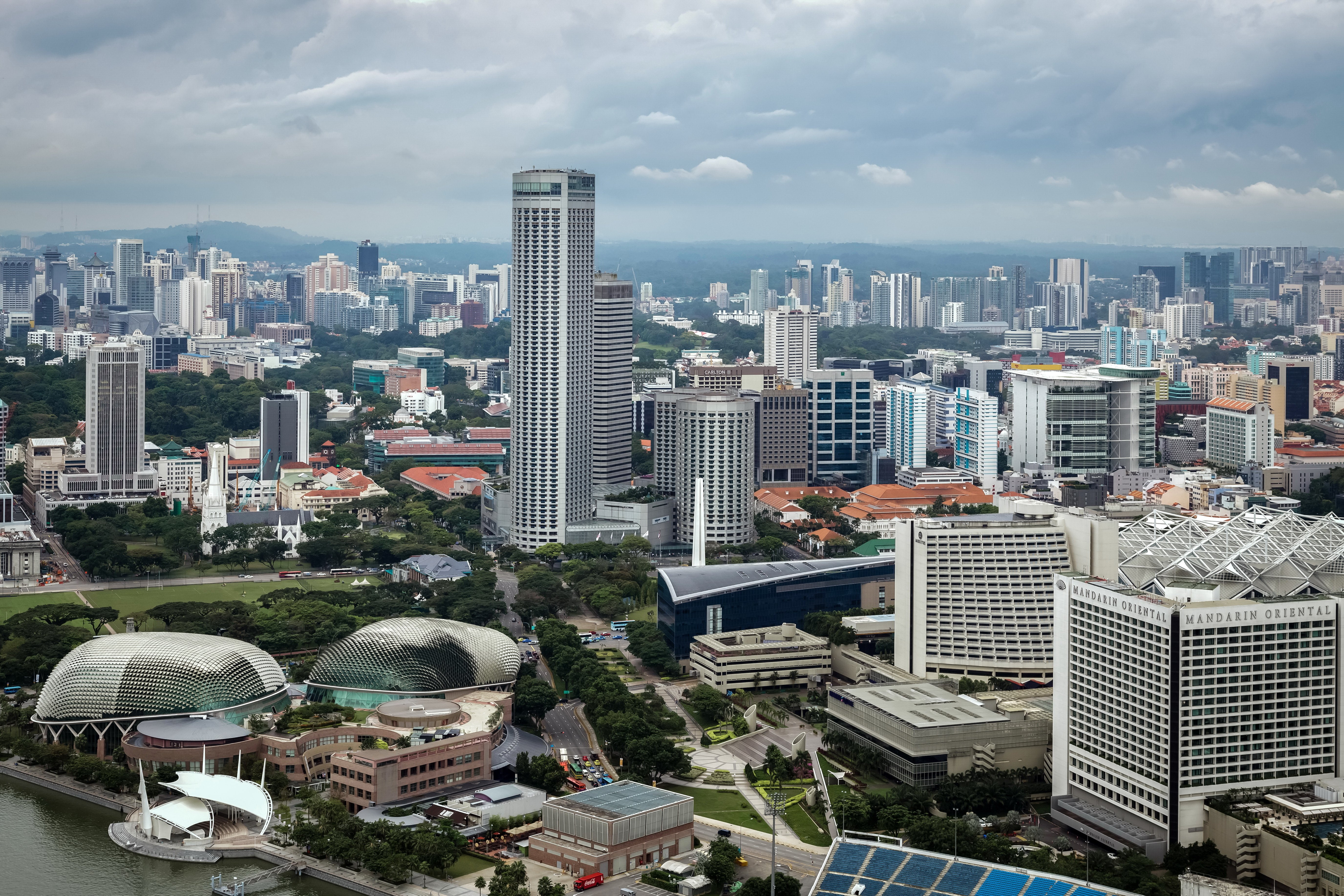 cities, houses, megapolis, singapore
