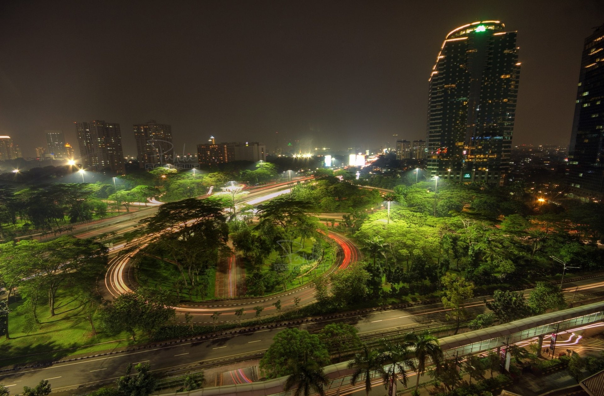 Cities, Jakarta, Indonesia, Java (Indonesia), Night