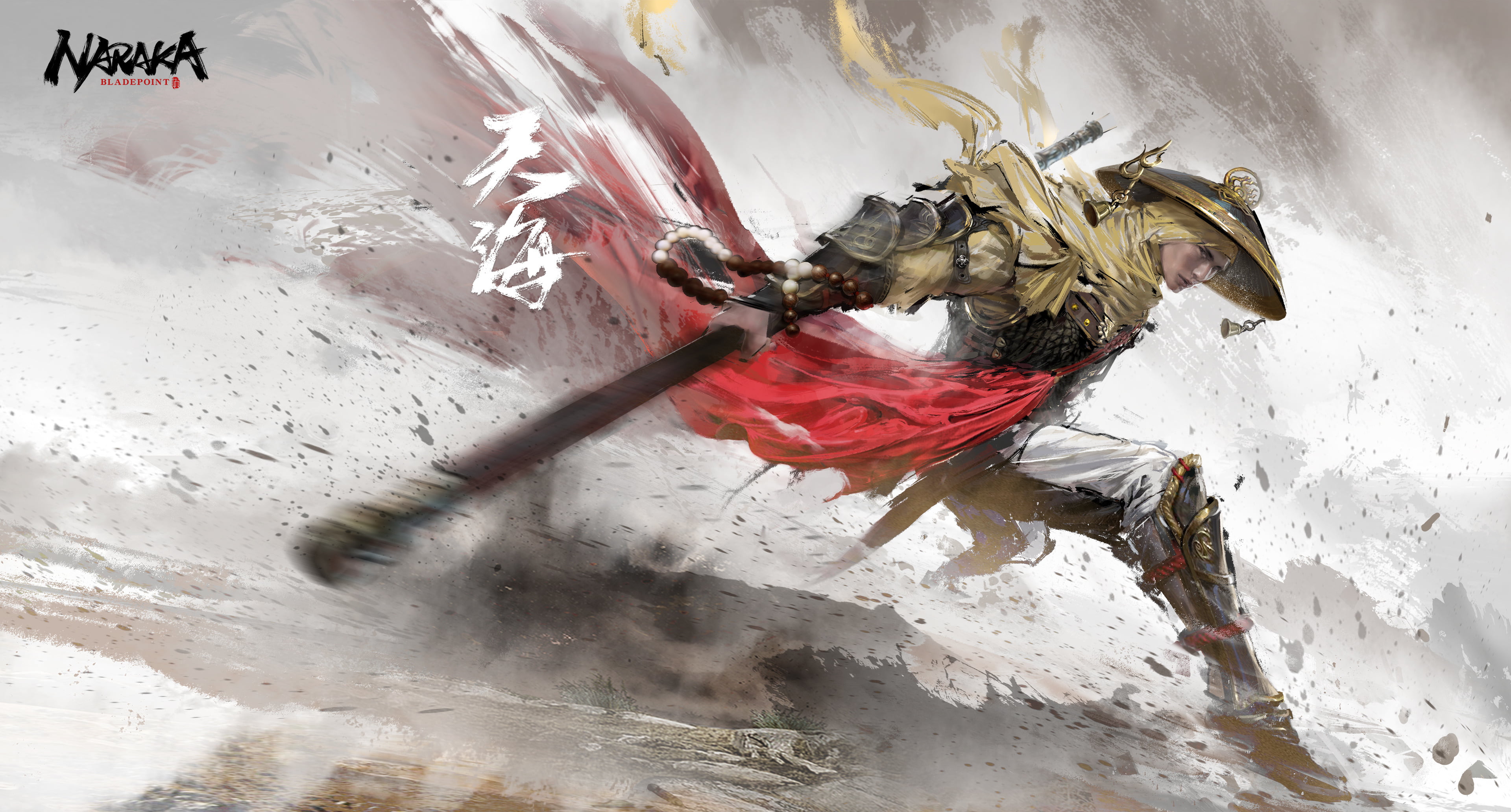 Naraka: Bladepoint, video game characters, video game art, fantasy warrior