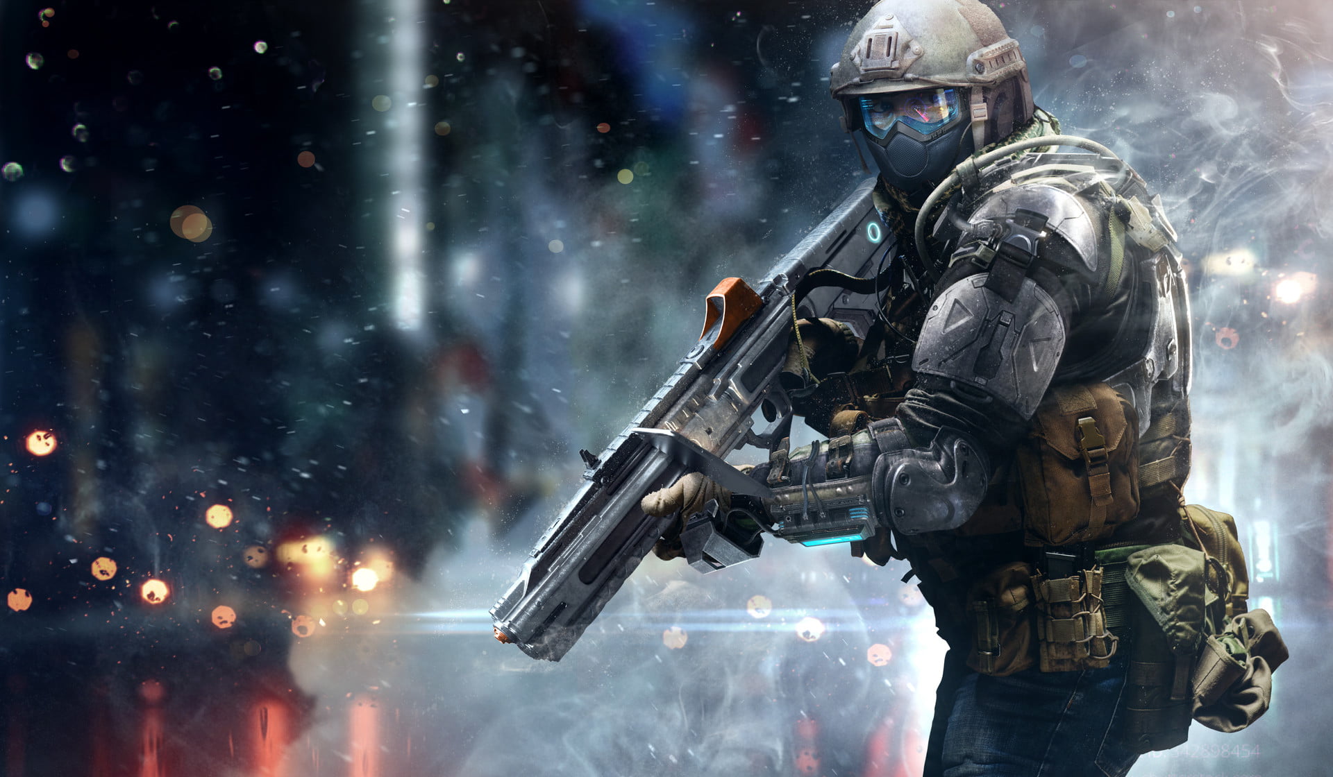 Free Download | HD Wallpaper: Sci Fi, Warrior, Futuristic, Soldier ...