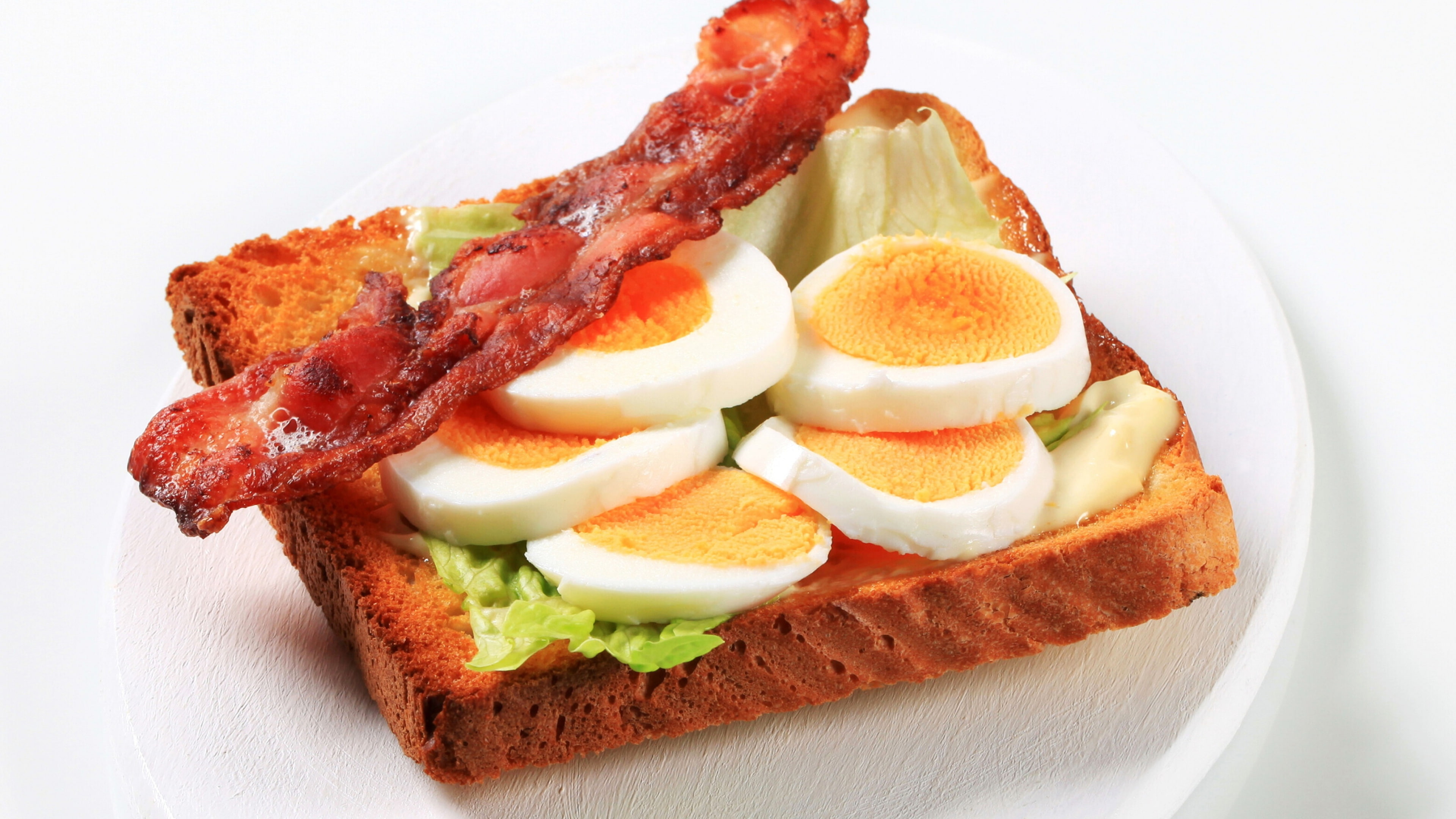 eggs, bacon, breakfast, food, toast