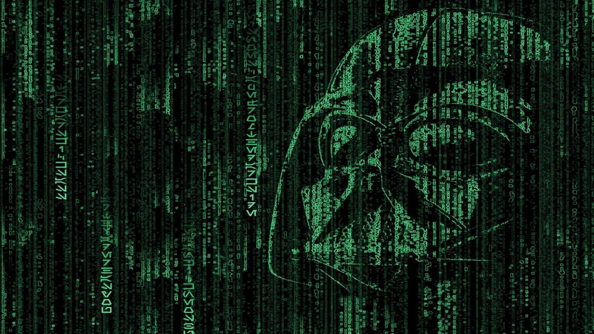 Darth Vader digital wallpaper, Star Wars, code, Matrix, dark side