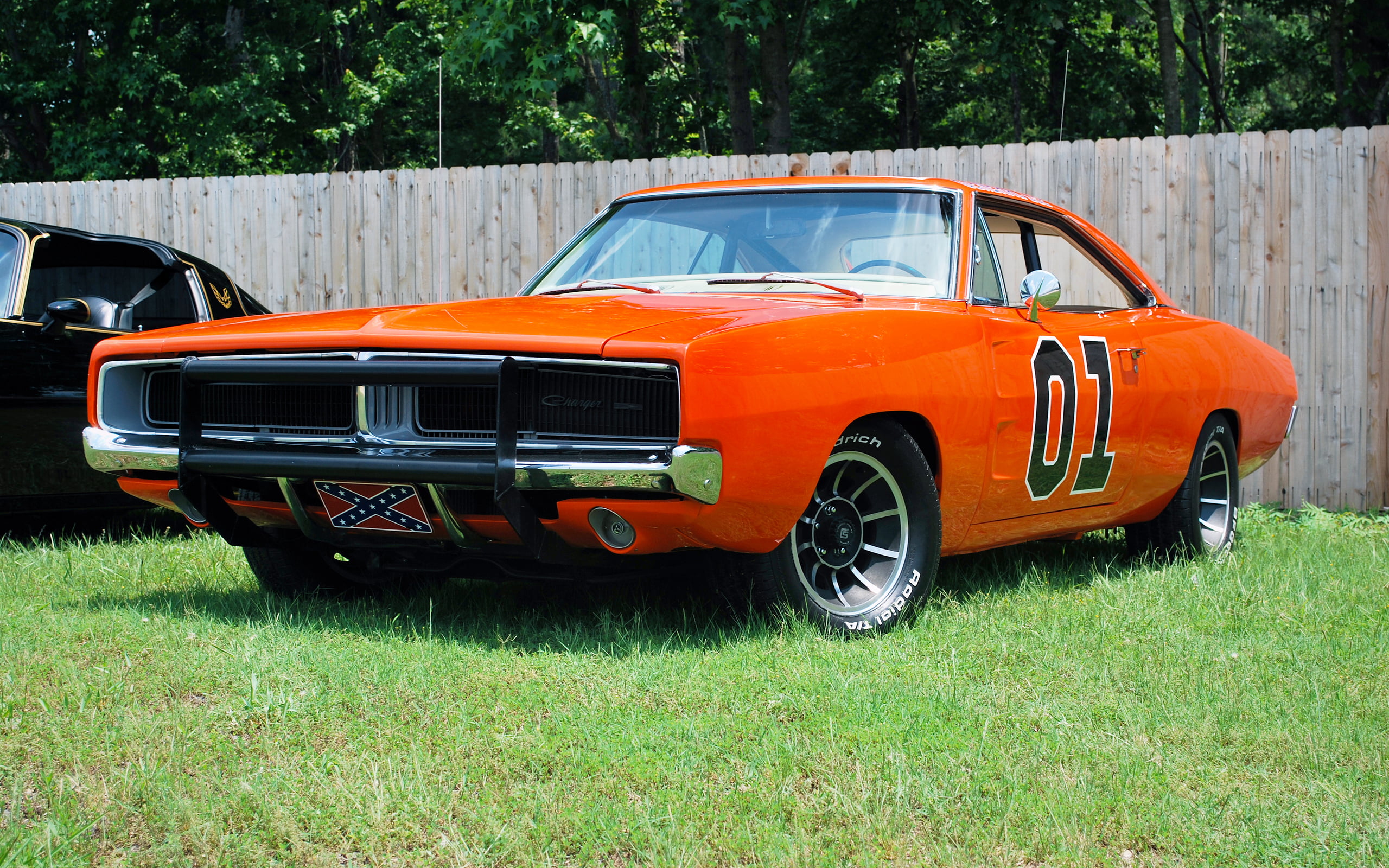 orange Dodge Charger coupe, lee, general, car, land Vehicle, sport