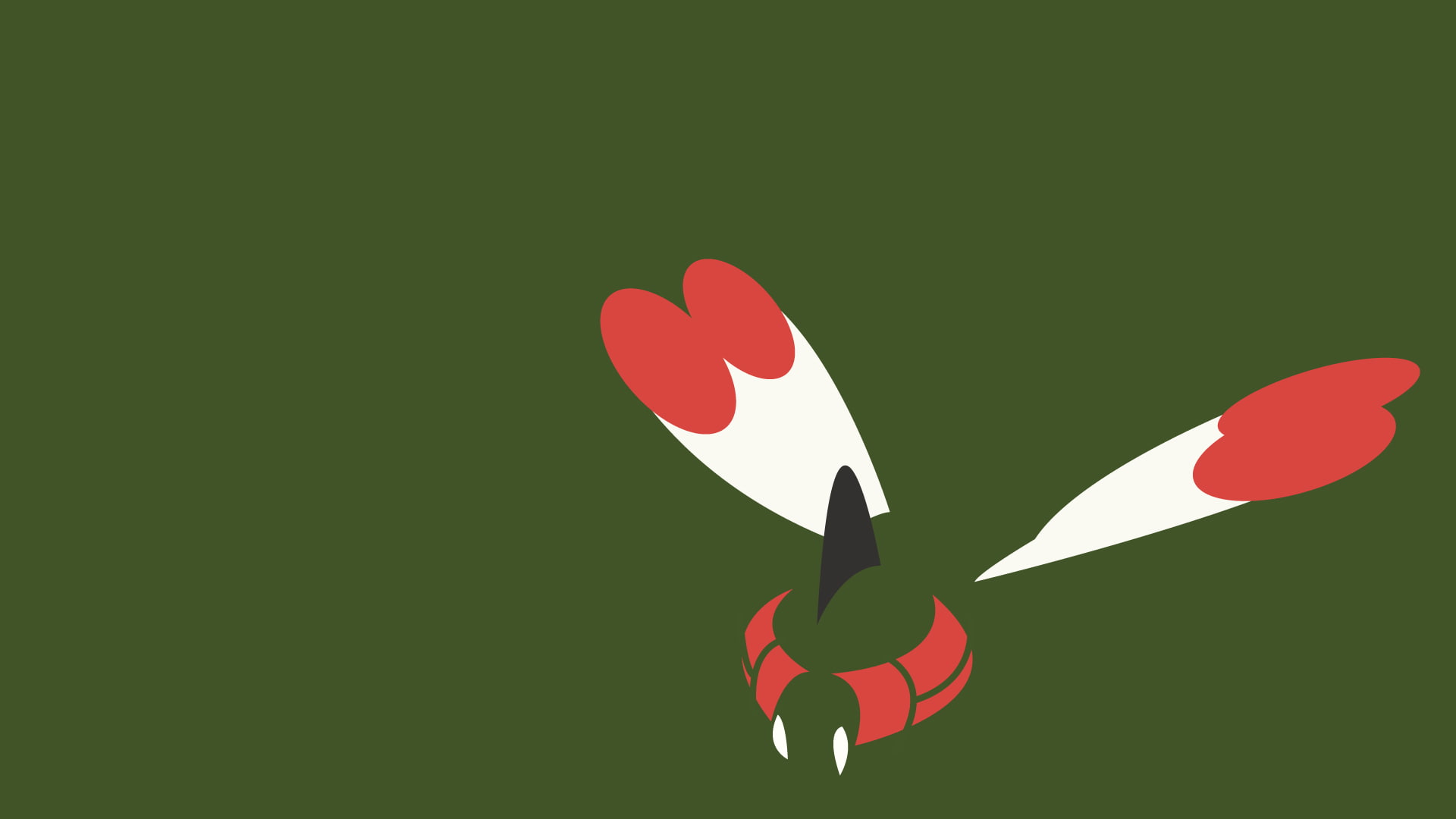 Yanmega, Minimalism, Simple Background