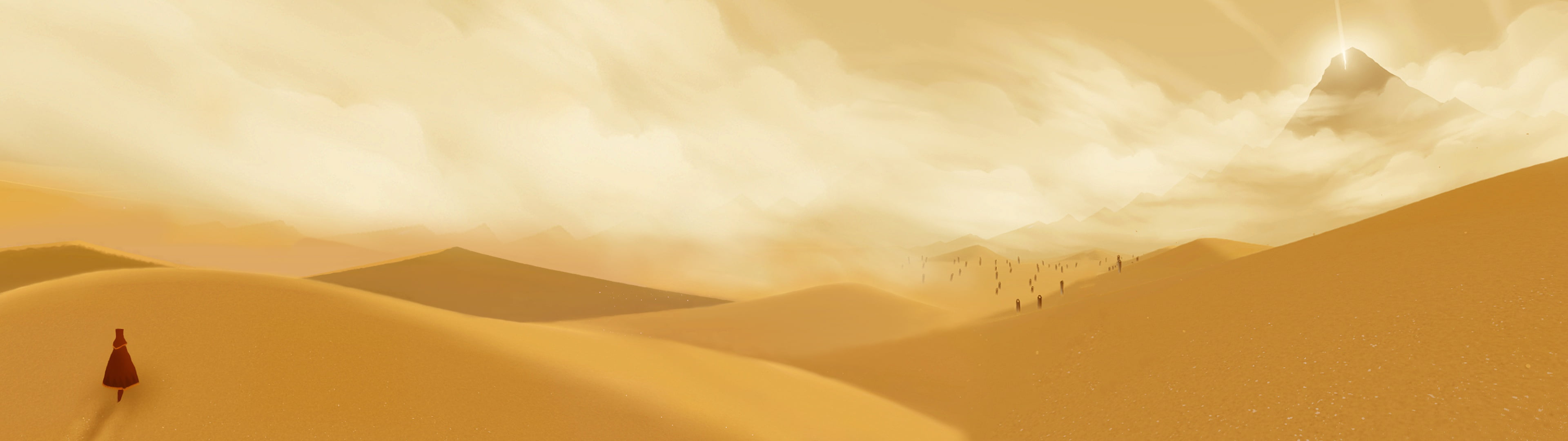 Desert, dual, 3840 x 1080