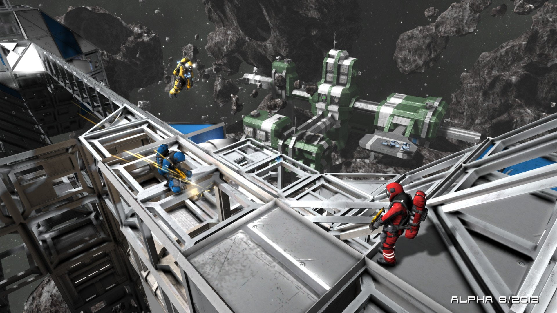 engineers, sandbox, sci fi, simulation, space, spaceship