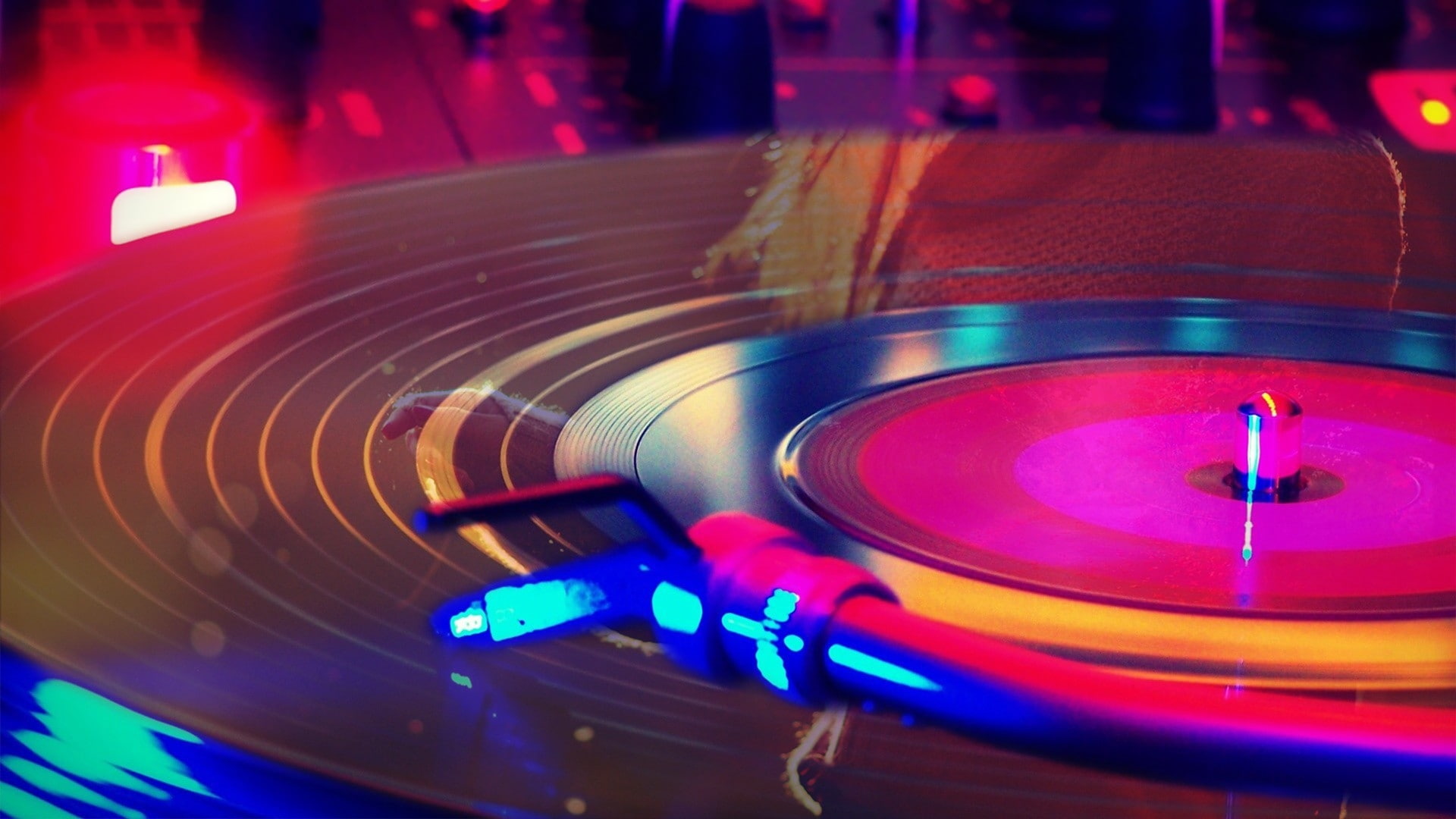 Record, Player, Light