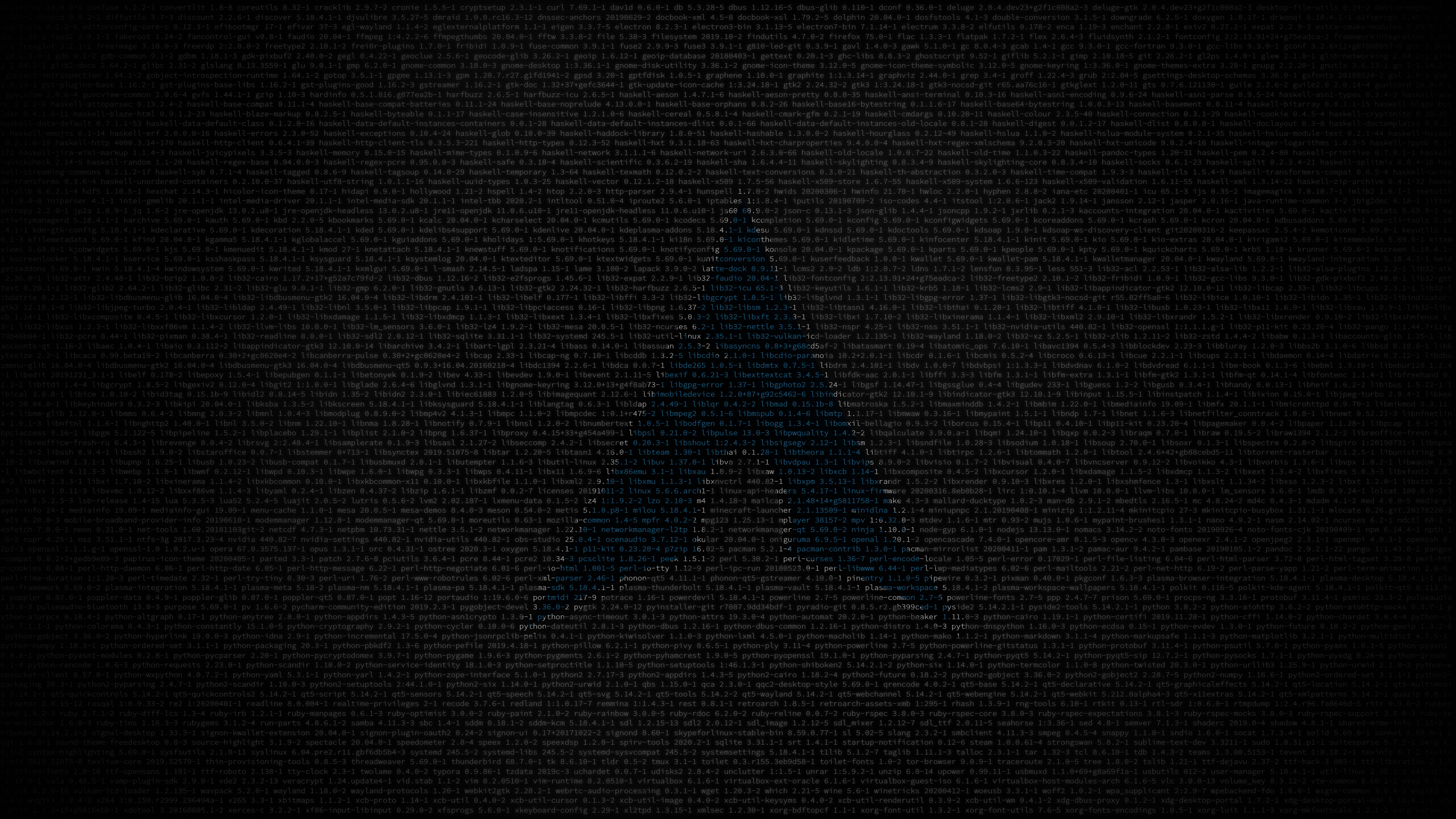 text, Linux, Arch Linux, dark, logo, 4K