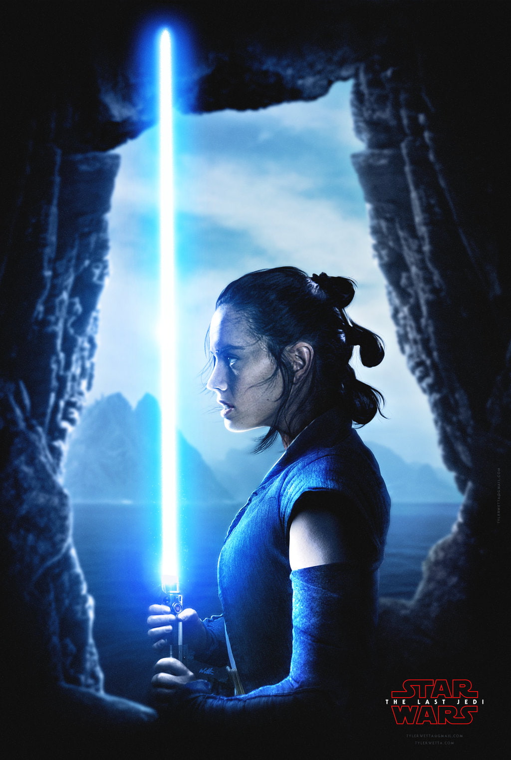 Star Wars: The Last Jedi, Rey (from Star Wars), lightsaber