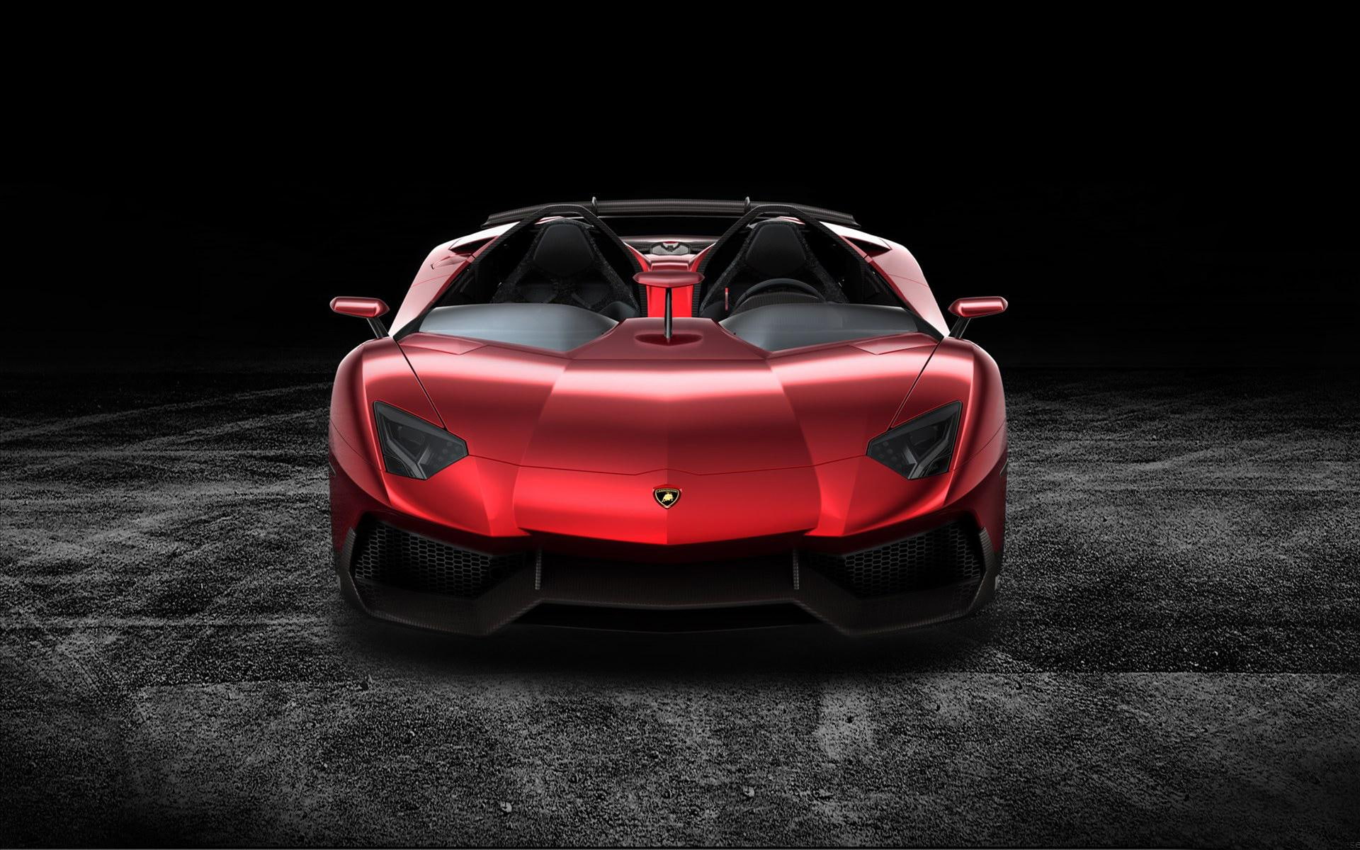 2012 Lamborghini Aventador J 2, red lamborghini aventador j, cars