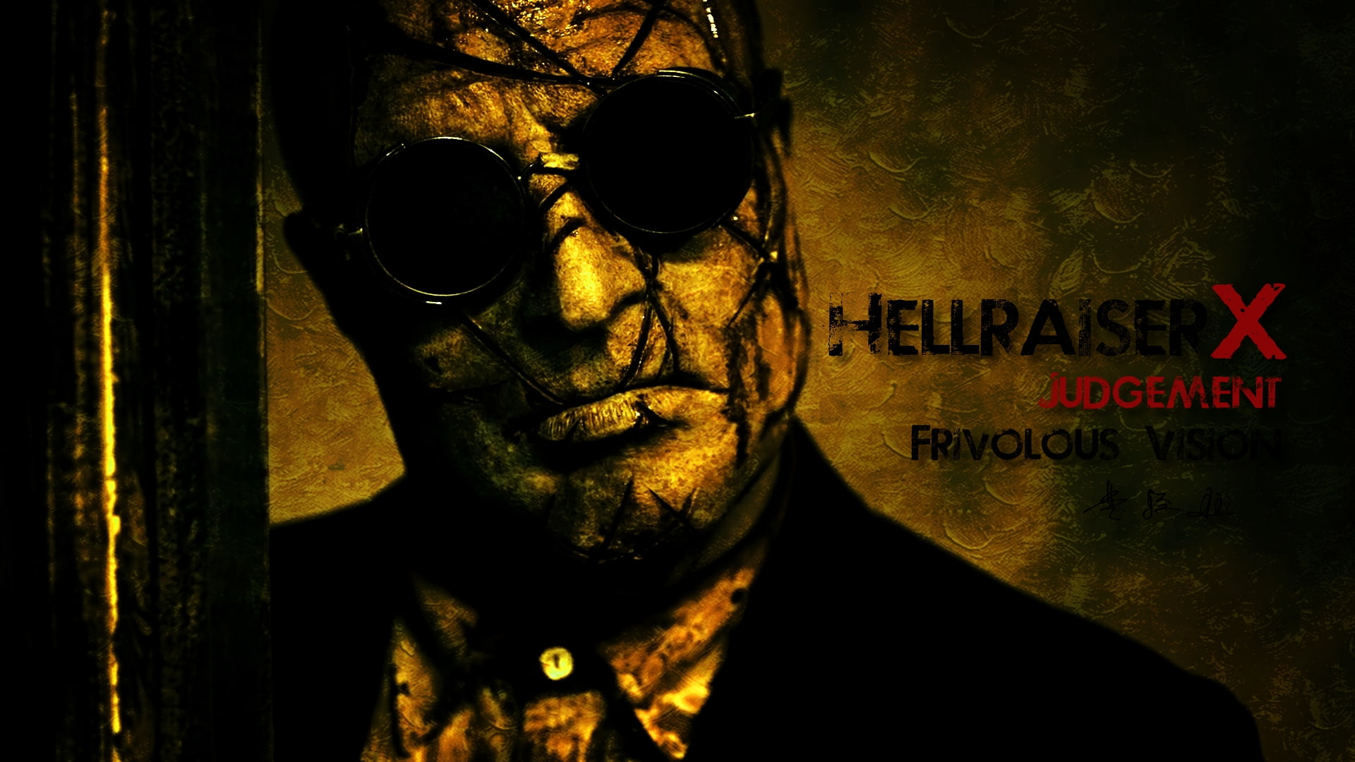Hellraiser, glasses, headshot, one person, real people, portrait
