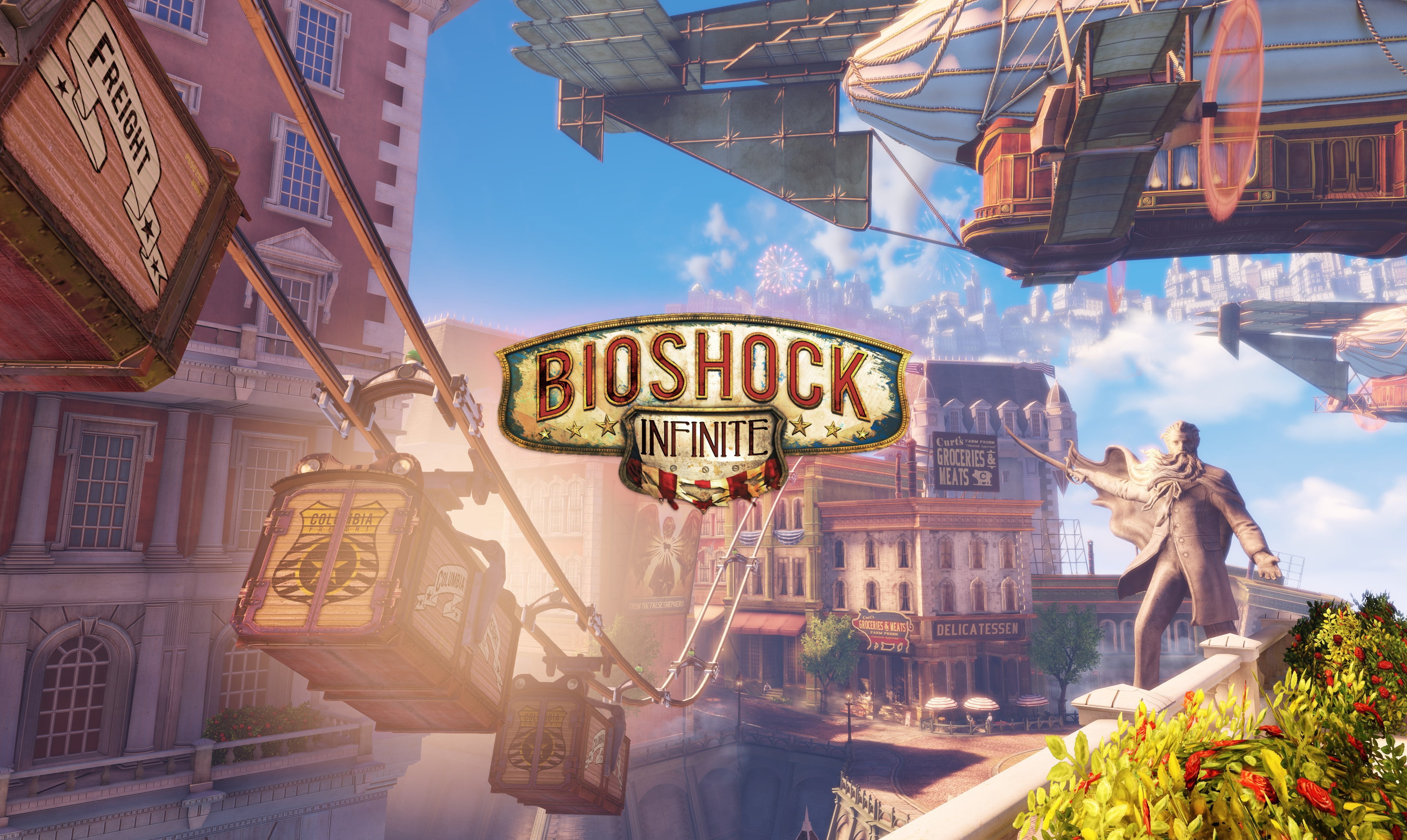 BioShock Infinite, video games, screen shot, Columbia (Bioshock)