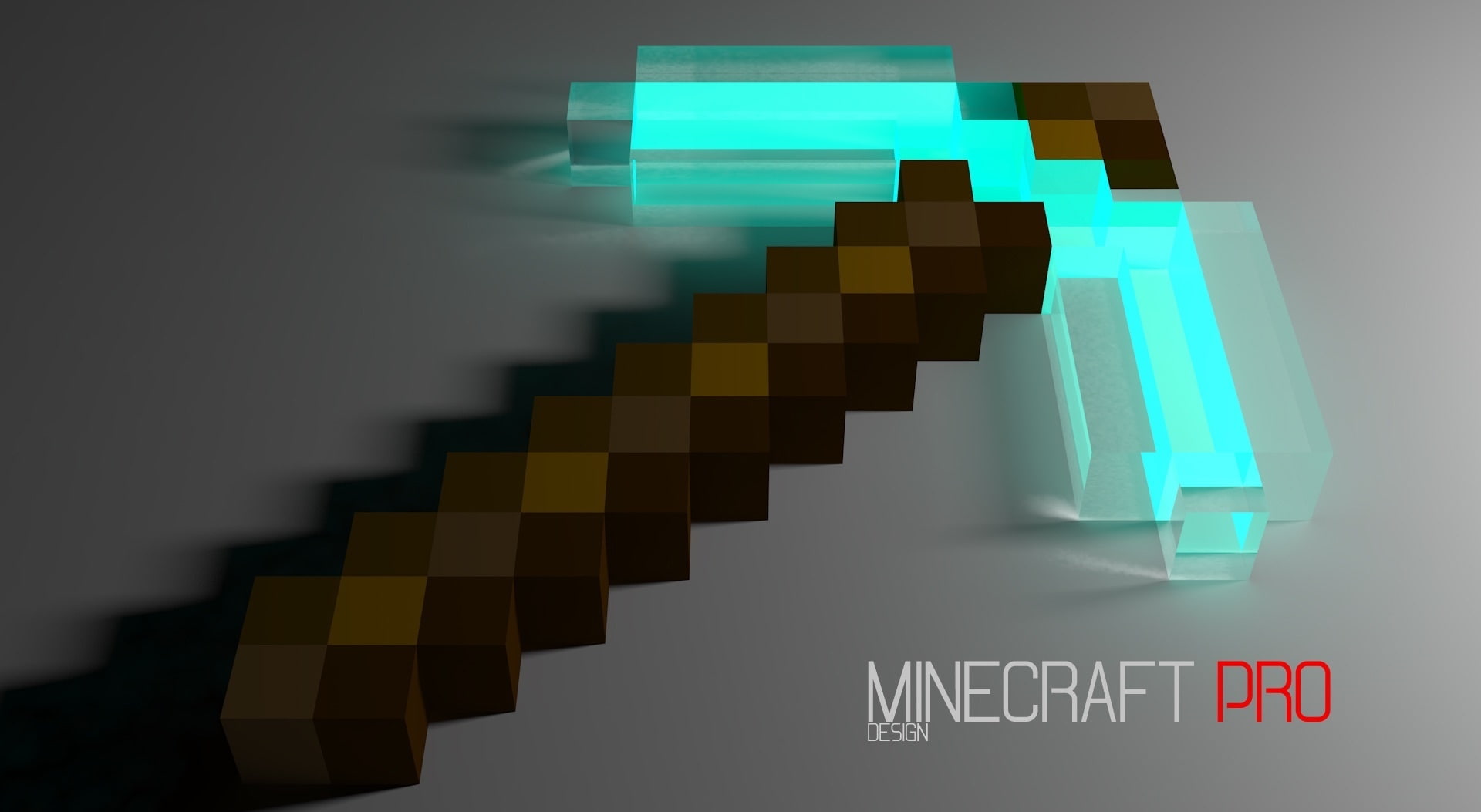 Minecraft, Minecraft Pro axe digital wallpaper, Games, studio shot
