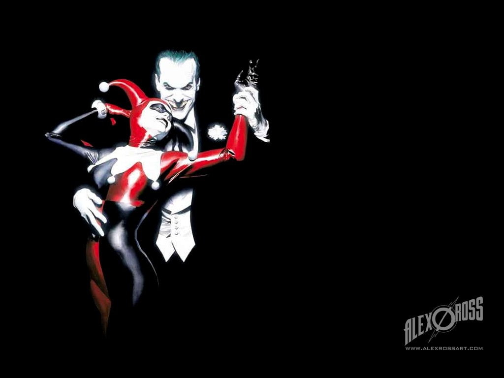 The Joker and Harley Quin digital wallpaper, Batman, Harley Quinn