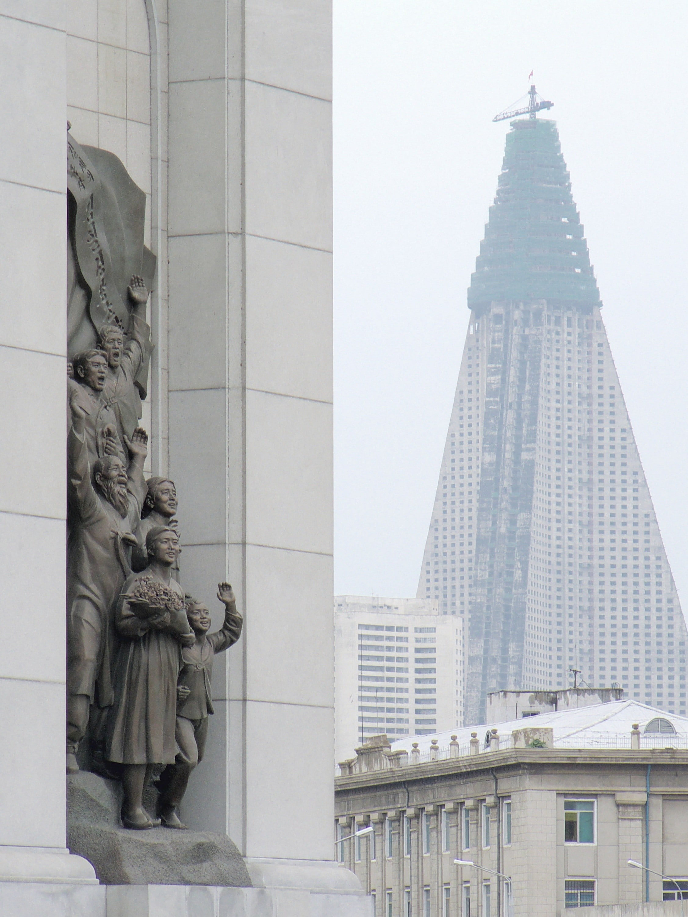 architecture, building, DPRK, North Korea, built structure