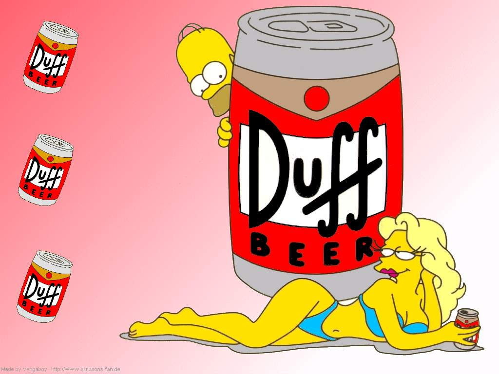 beer duff The Simpsons Entertainment TV Series HD Art, homer