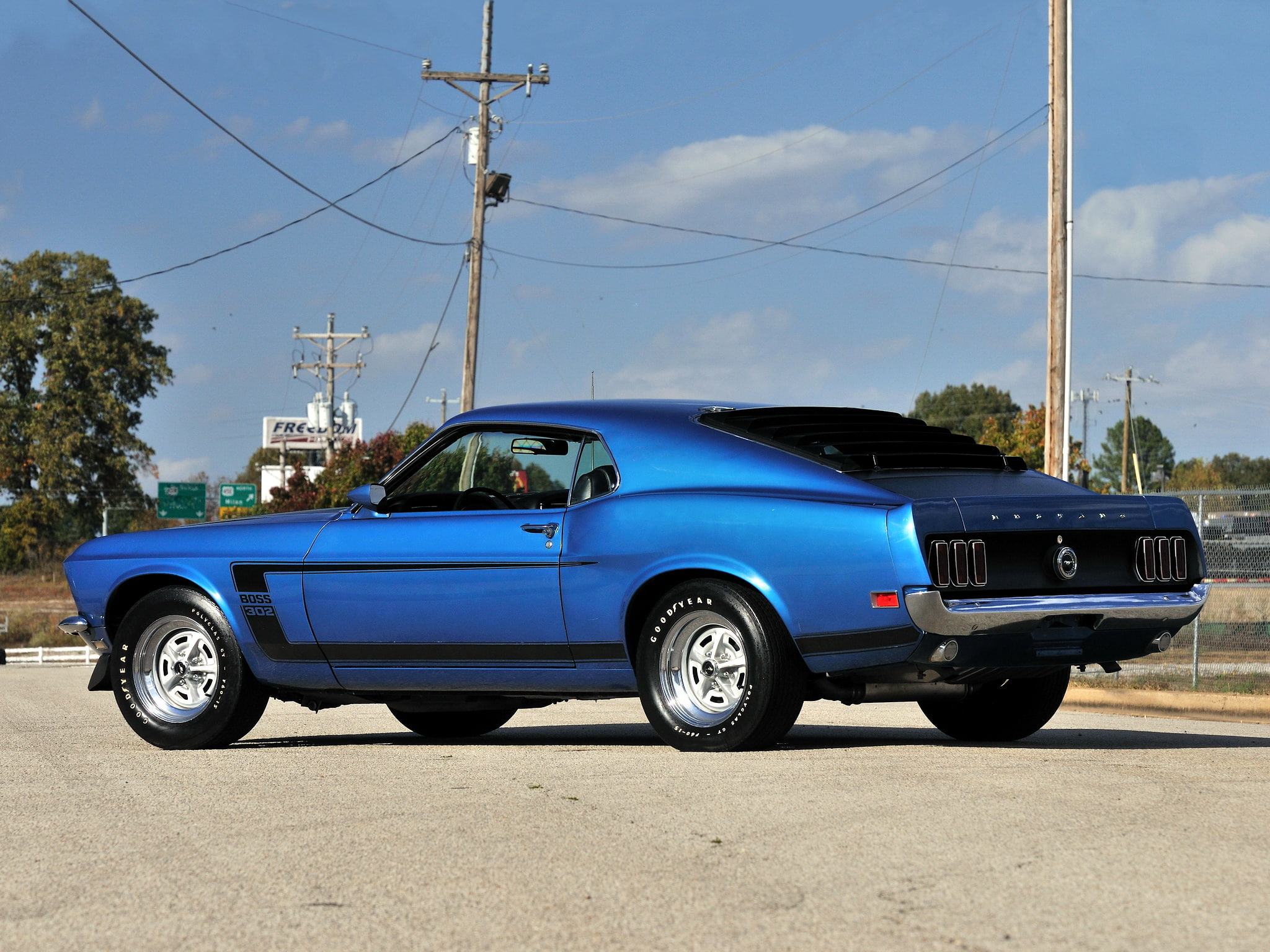 1969, 302, boss, classic, ford, muscle, mustang
