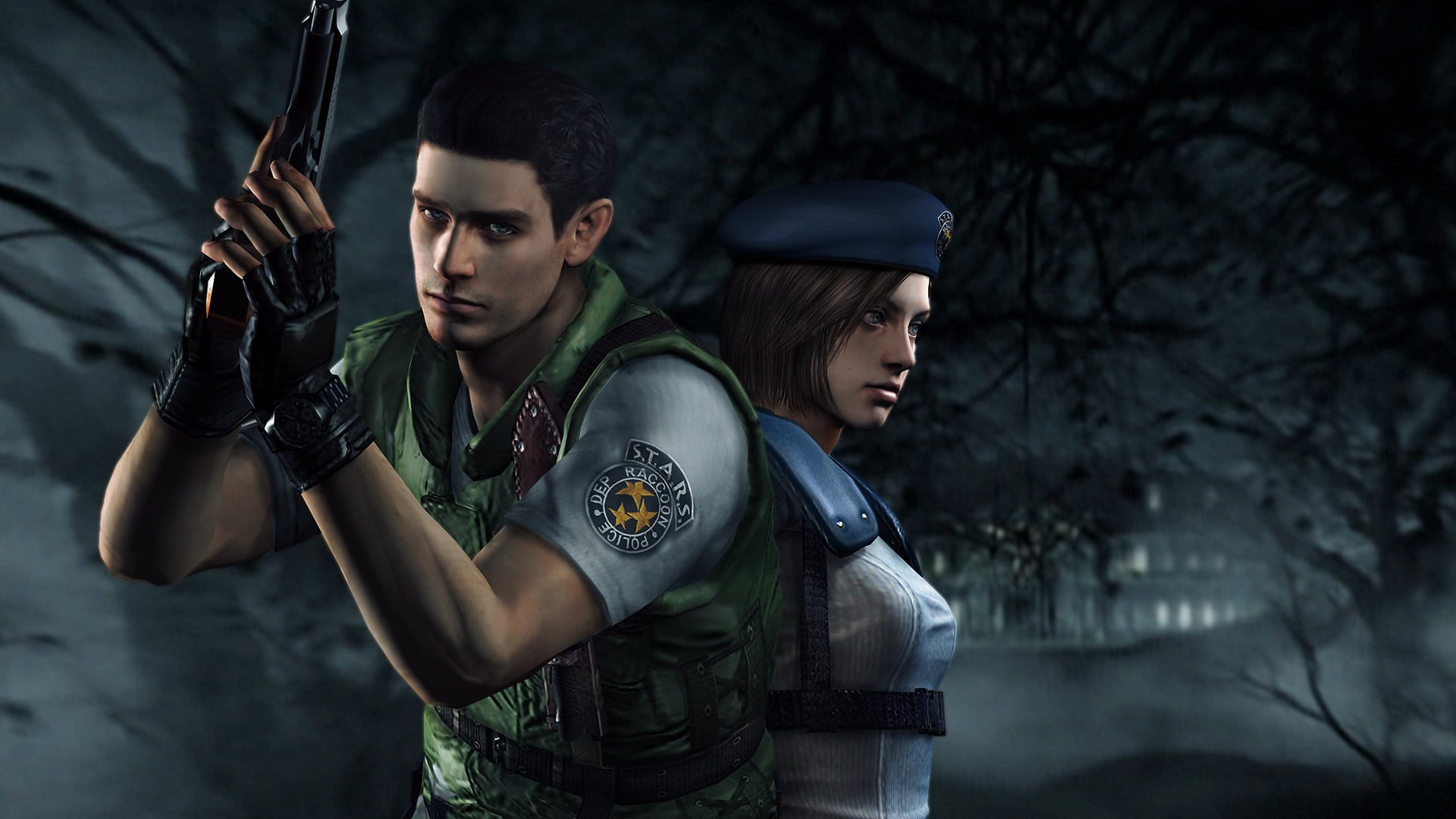 Resident Evil, Chris Redfield, Jill Valentine, Capcom, Video Game Horror